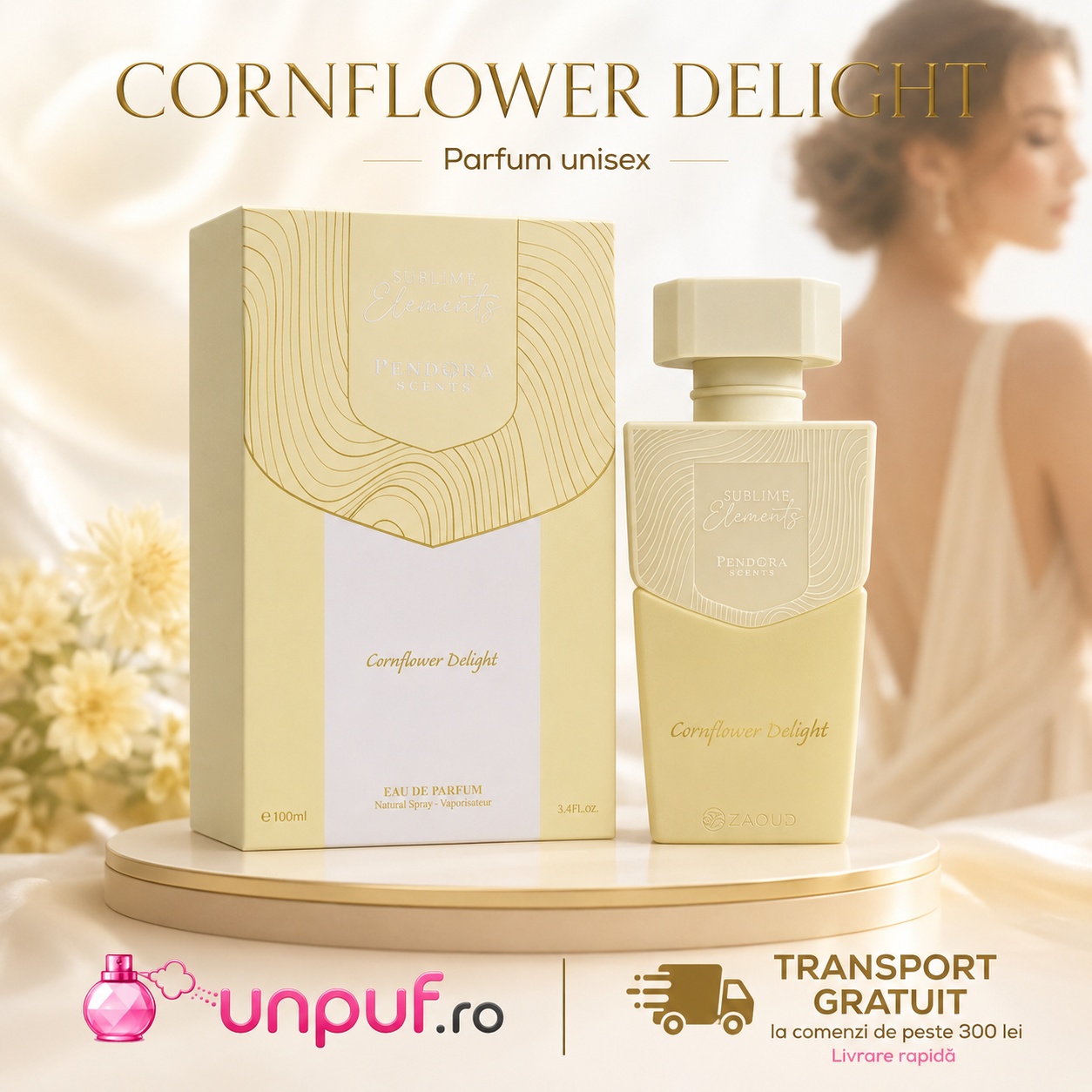 Cornflower Delight parfum unisex disponibil pe unpuf.ro cu transport gratuit peste 300 lei