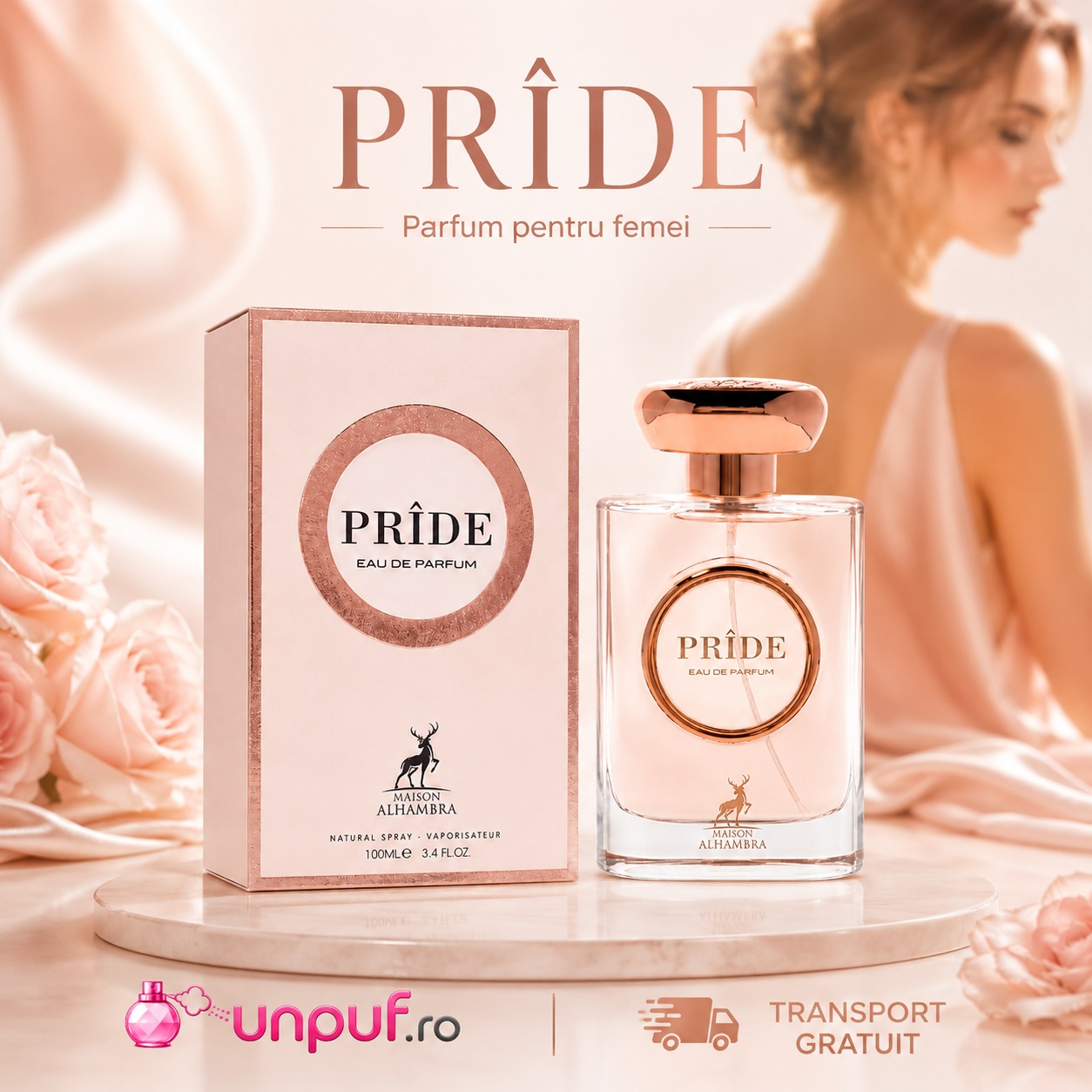 Pride Maison Alhambra parfum de damă cu transport gratuit la comenzi de peste 300 lei unpuf.ro
