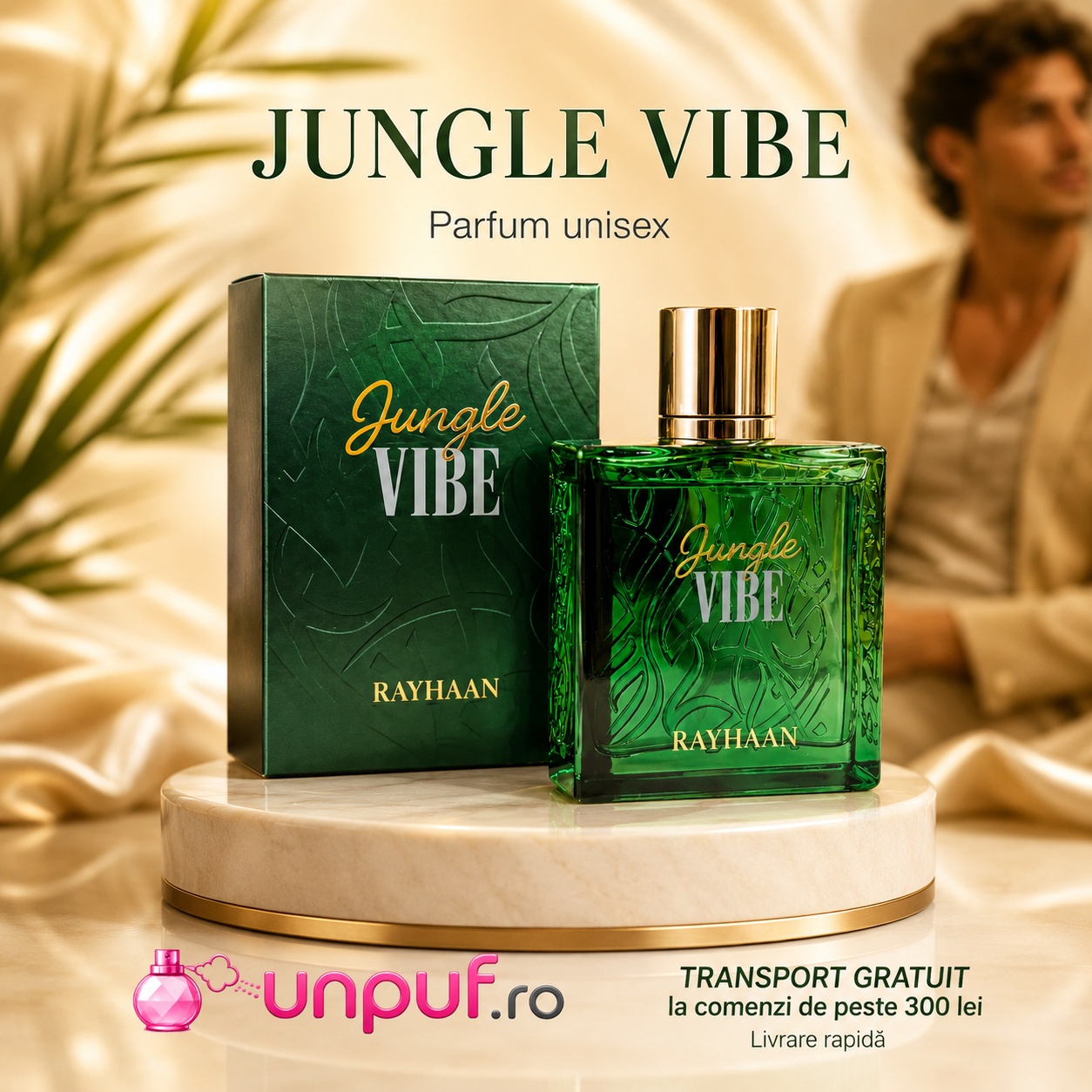 Rayhaan Jungle Vibe parfum unisex cu transport gratuit la comenzi de peste 300 lei unpuf.ro