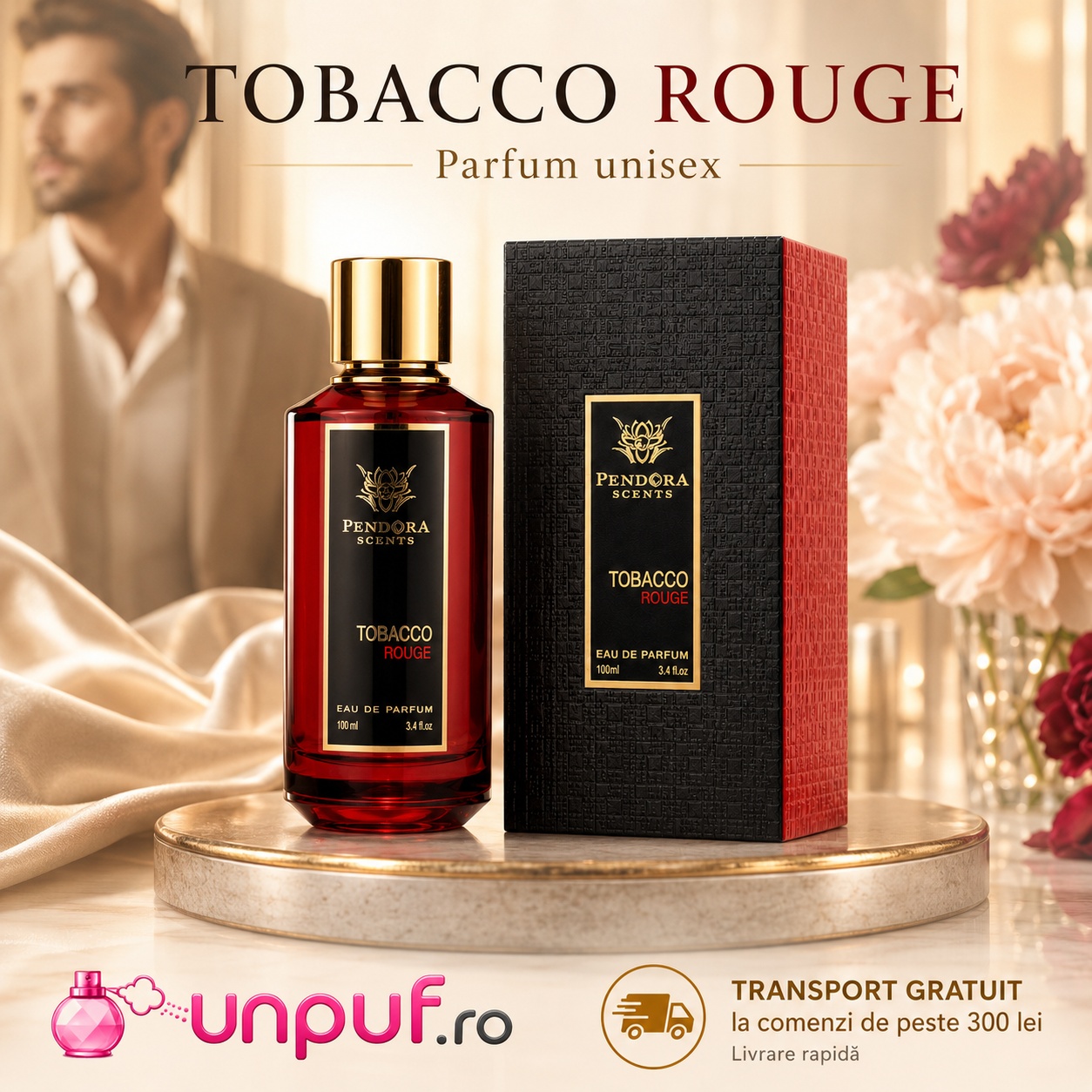 Tobacco Rouge Pendora Scents ghid de utilizare și transport gratuit peste 300 lei pe unpuf.ro