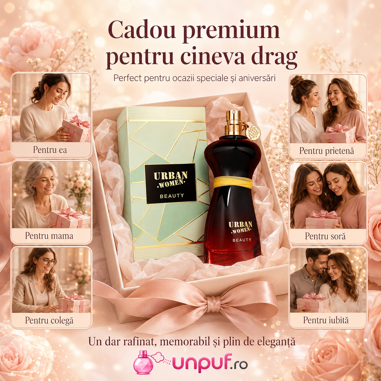Urban Women Beauty Fragrance World cadou premium pentru ea mama prietena colega sora și iubita