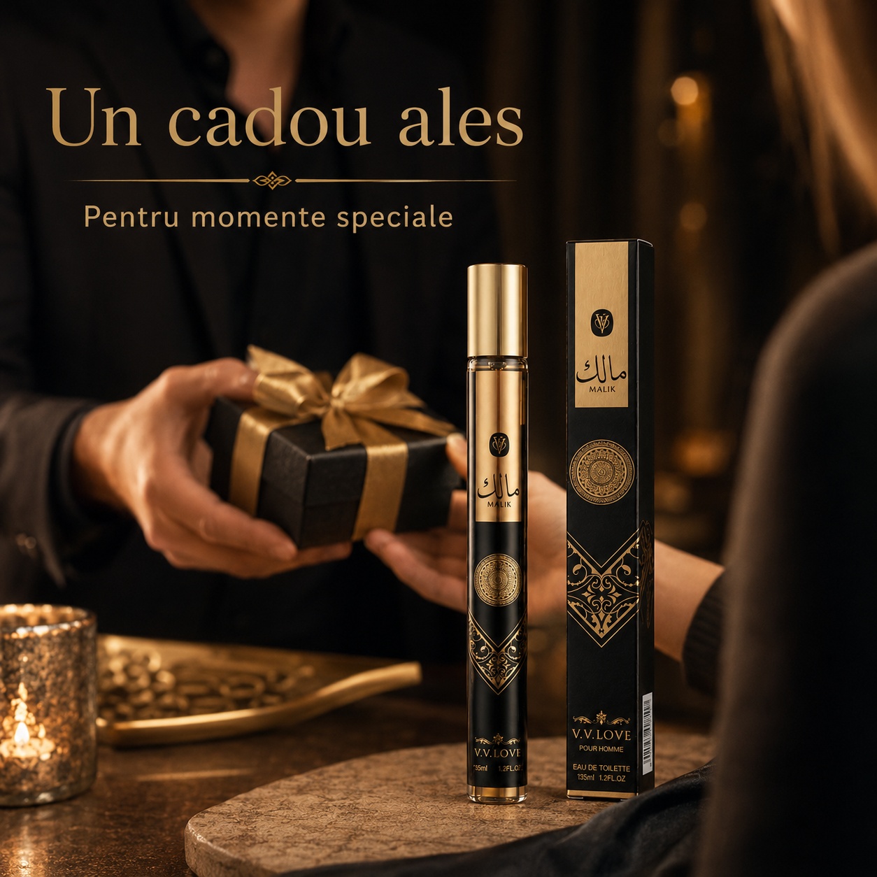 Parfum Malik 35 ml cadou pentru bărbați elegant și rafinat