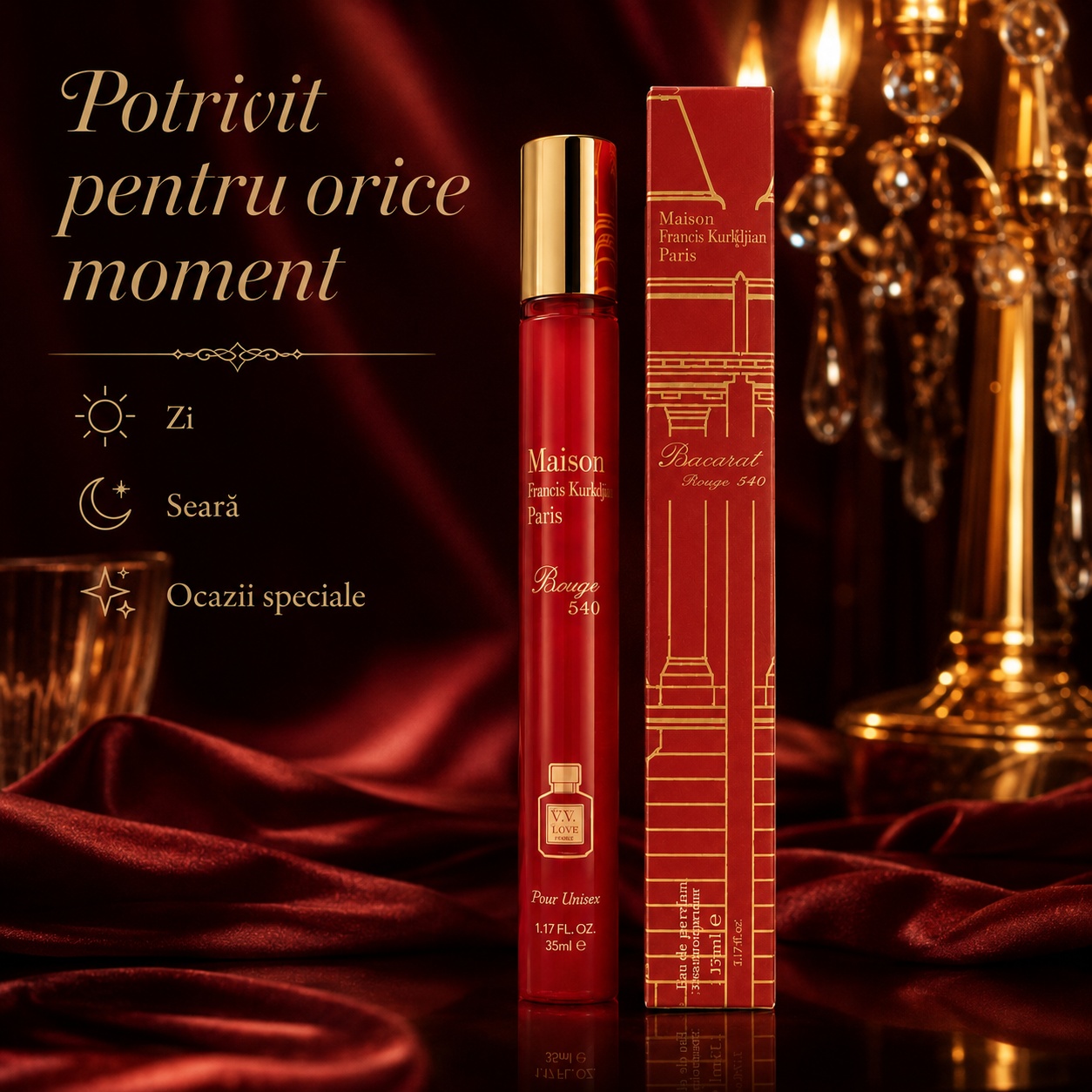 Parfum Chandelier Rouge 35 ml potrivit pentru zi seară și ocazii speciale