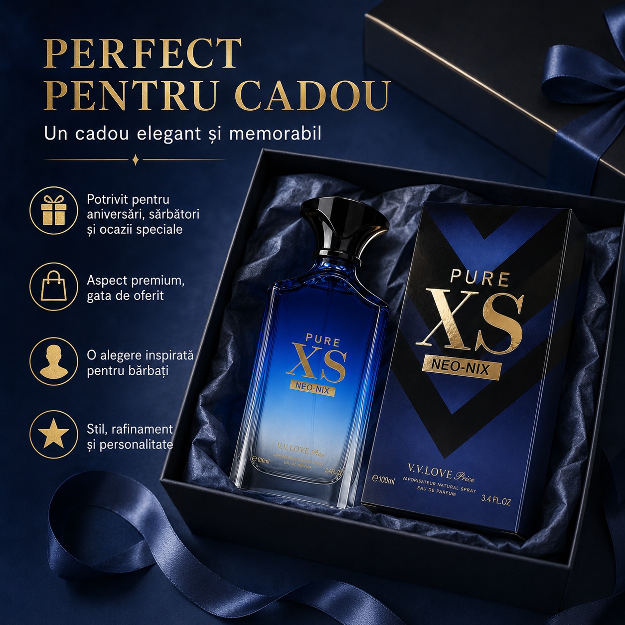 VV Love Pure XS Neo Nix parfum cadou elegant pentru bărbați