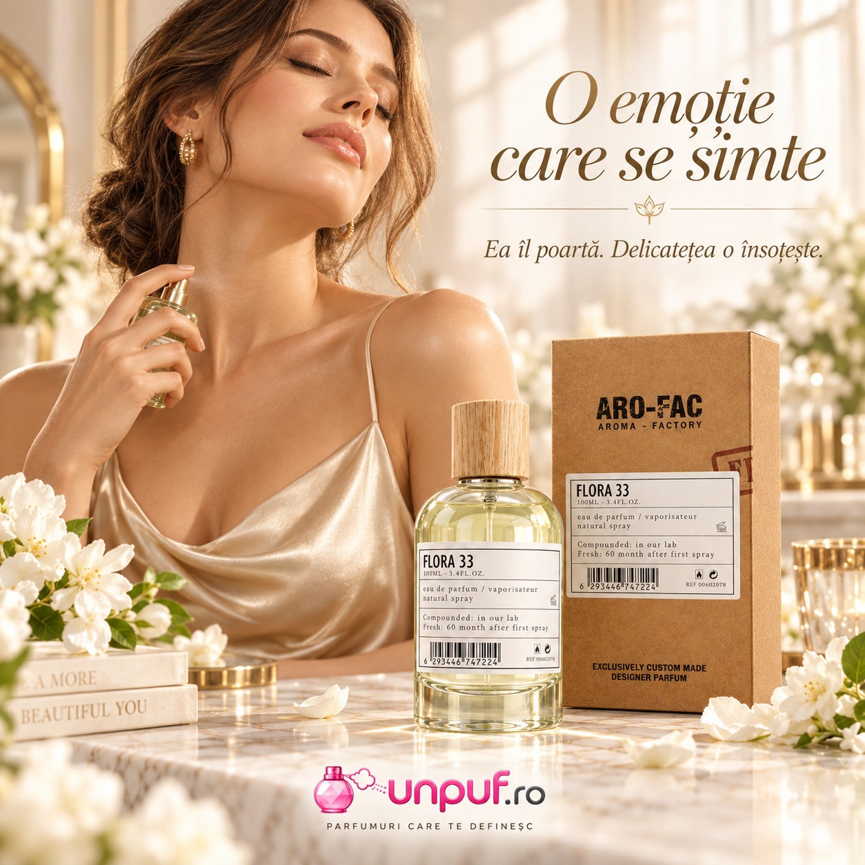 Flora 33 ARO-FAC parfum de damă floral potrivit pentru zi de zi birou întâlniri și seară