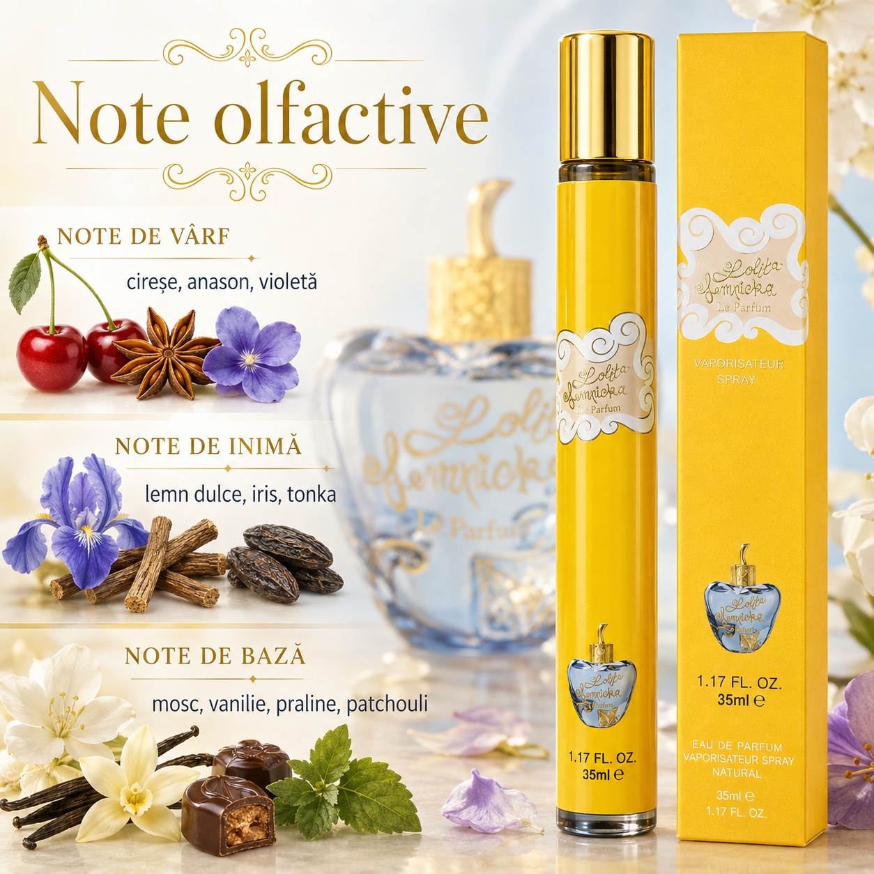 Lulita Lampicke 35 ml parfum de damă cu aromă gourmandă dulce și elegantă