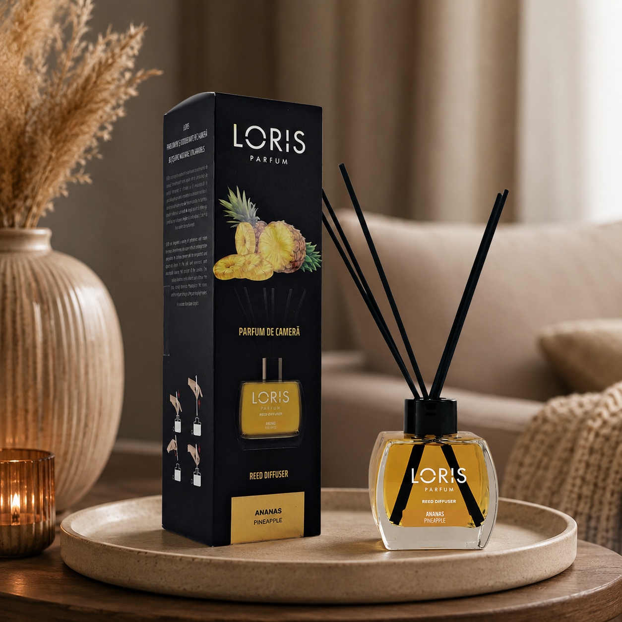 Loris Parfum Ananas prospețime tropicală pentru living dormitor baie și birou