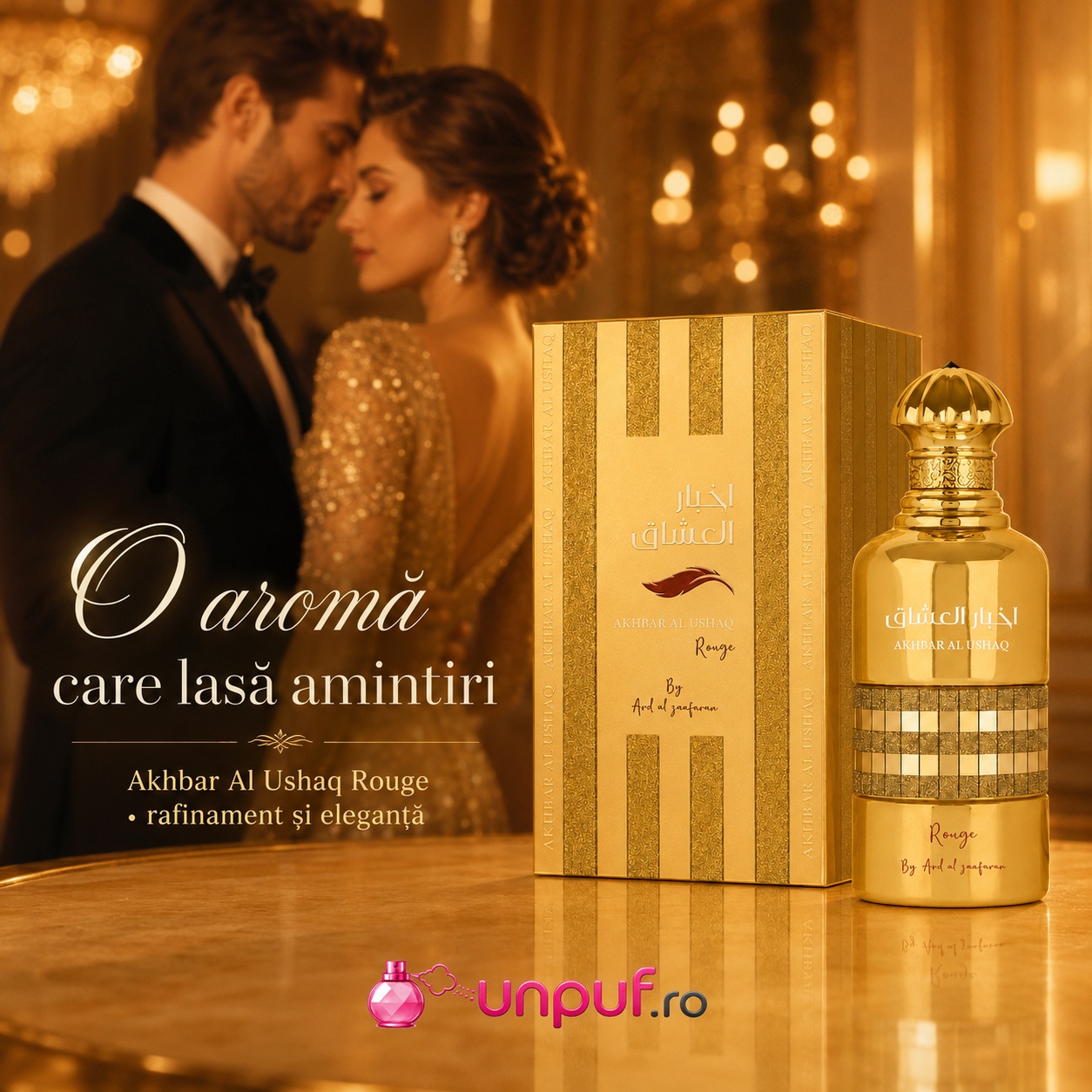 Akhbar Al Ushaq Rouge Ard Al Zaafaran parfum elegant pentru momente speciale