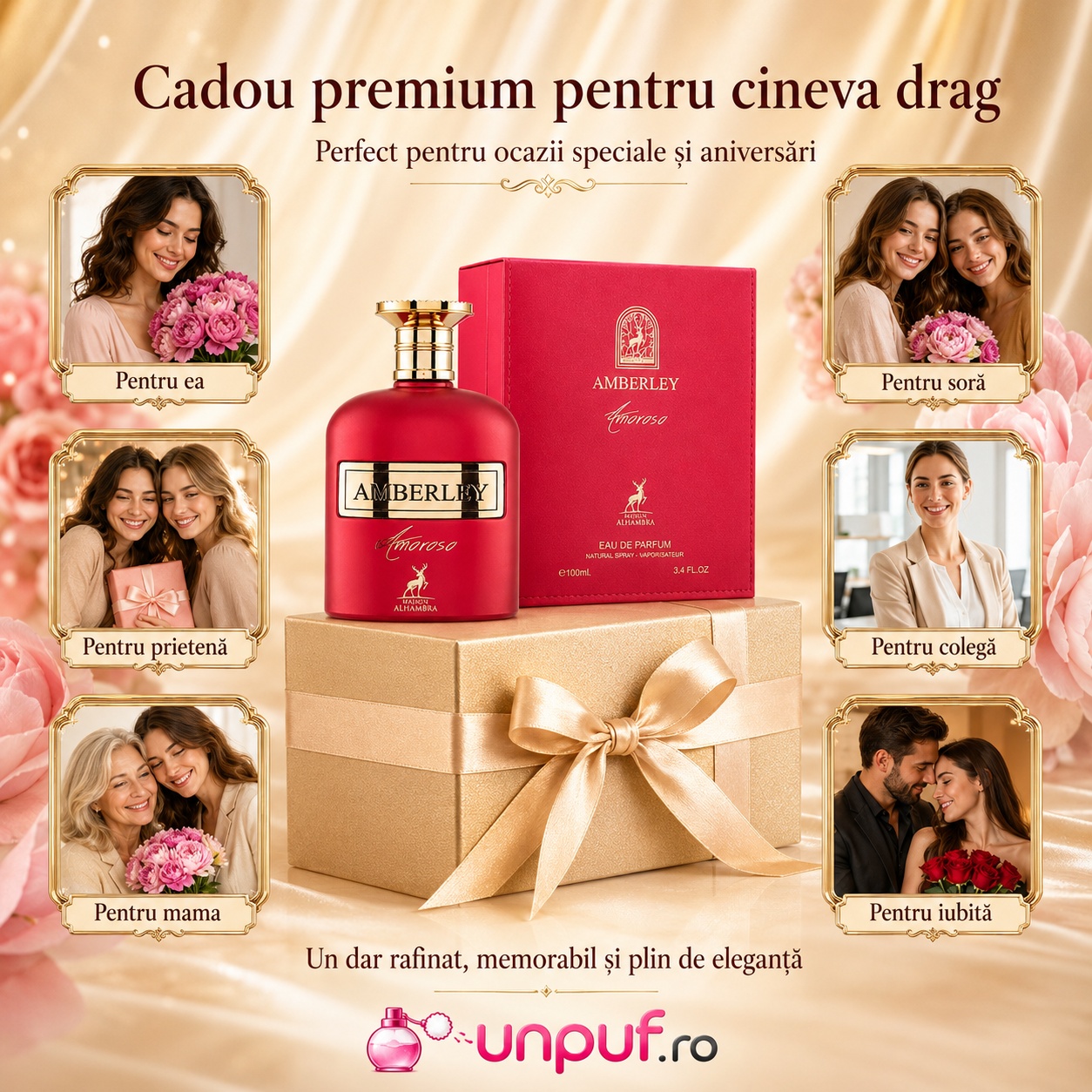 Alhambra Amberley Amoroso cadou premium pentru ea mamă soră prietenă colegă sau iubită