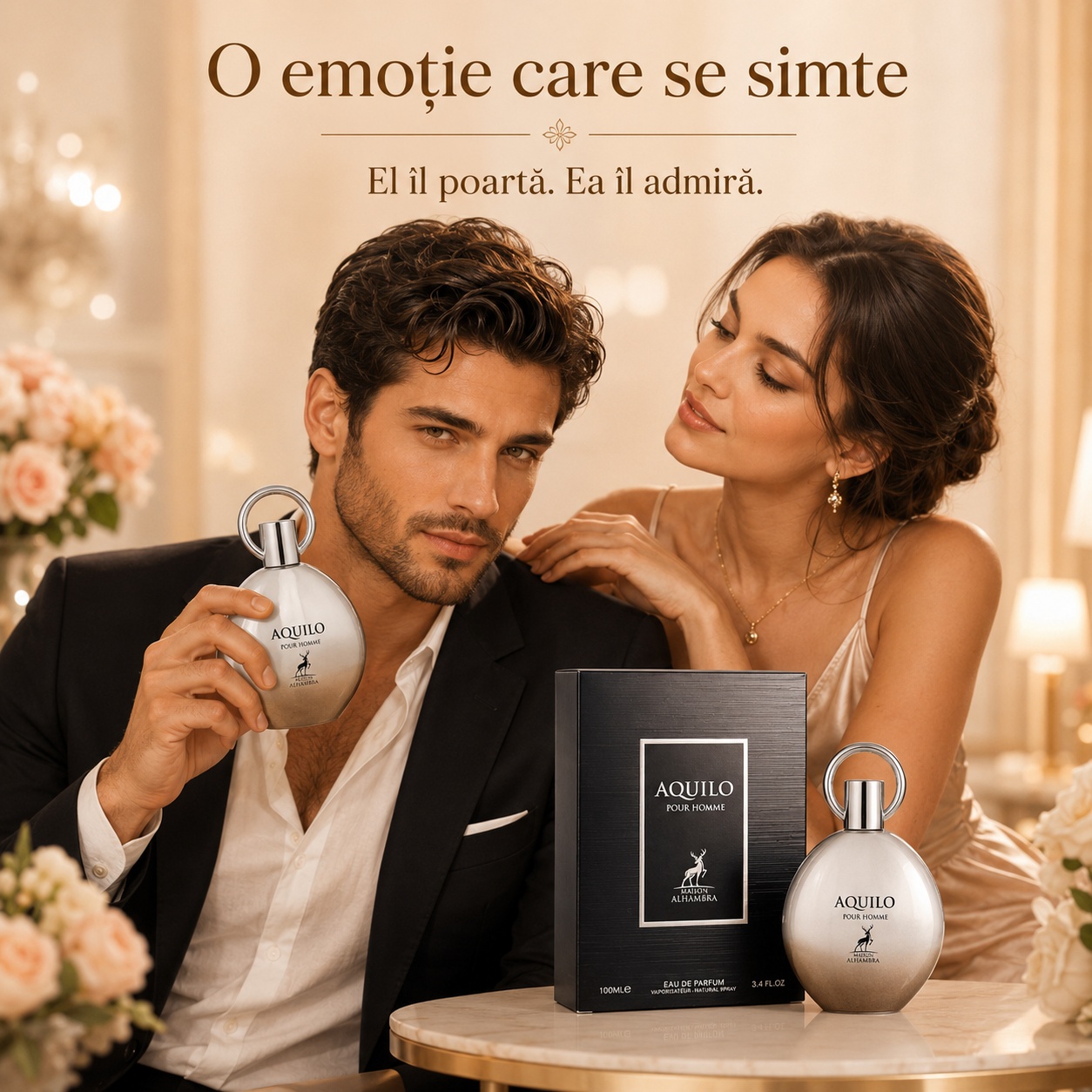 Alhambra Aquilo Pour Homme parfum masculin fresh pentru el și pentru cadou