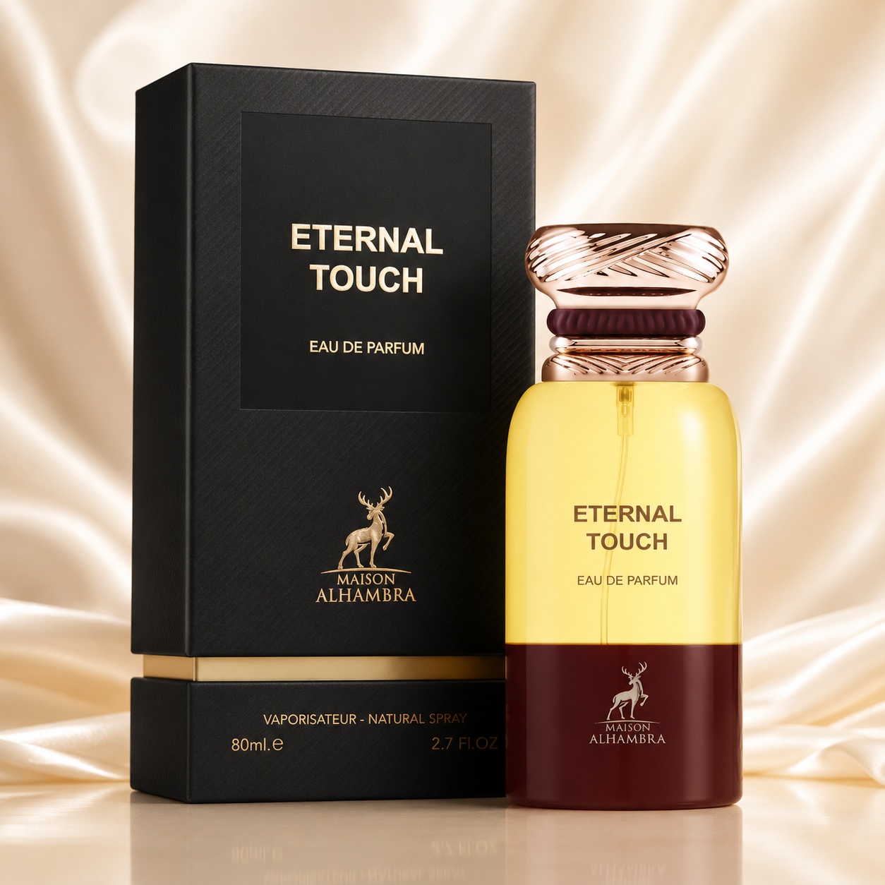 Parfum Arăbesc Alhambra Eternal Touch Maison Alhambra 80 ml cu sticlă elegantă și cutie premium