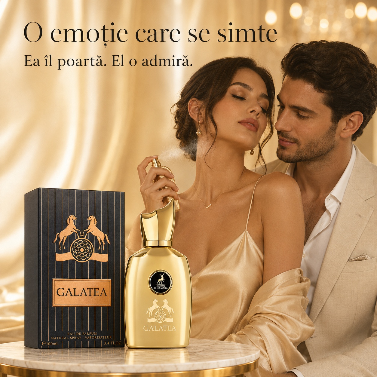 Alhambra Galatea parfum unisex elegant pentru &icirc;nt&acirc;lniri momente romantice și ocazii speciale