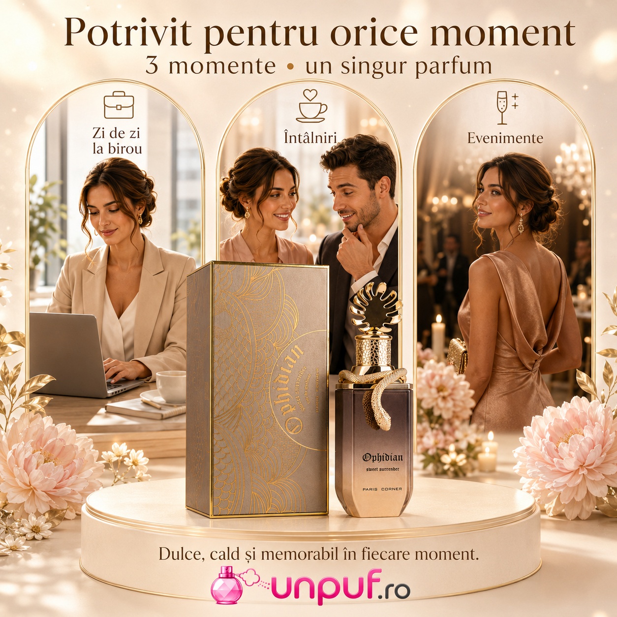 Ophidian Sweet Surrender Paris Corner potrivit pentru zi de zi &icirc;nt&acirc;lniri și evenimente elegante