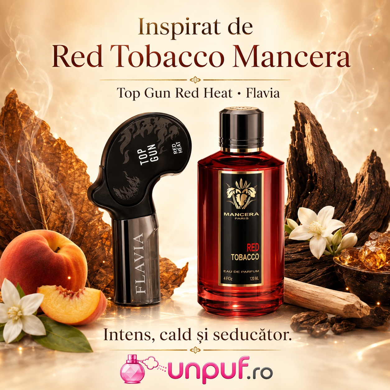 Sterling Top Gun Red Heat inspirat de Red Tobacco Mancera parfum intens cald și seducător