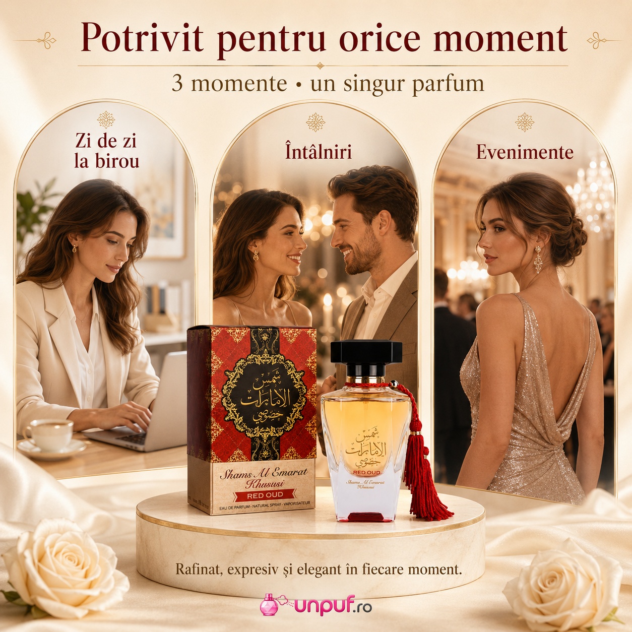 Ard Al Zaafaran Khususi Red Oud potrivit pentru birou, întâlniri și evenimente