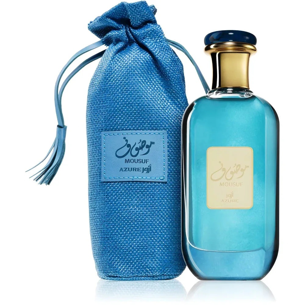 Parfum Ard Al Zaafaran Mousuf Azure 100 ml produs sigilat cu sticlă albastră și husă premium