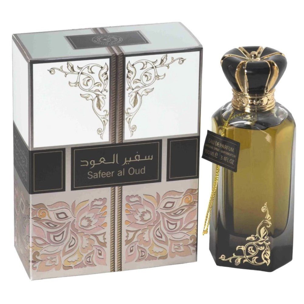 Produs real Ard Al Zaafaran Safeer Al Oud 100 ml cu sticlă și cutie