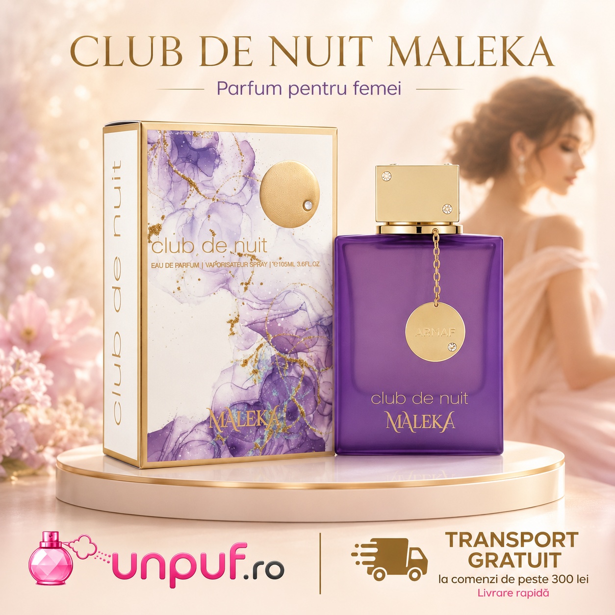 Armaf Club De Nuit Maleka parfum pentru femei cu transport gratuit la comenzi eligibile