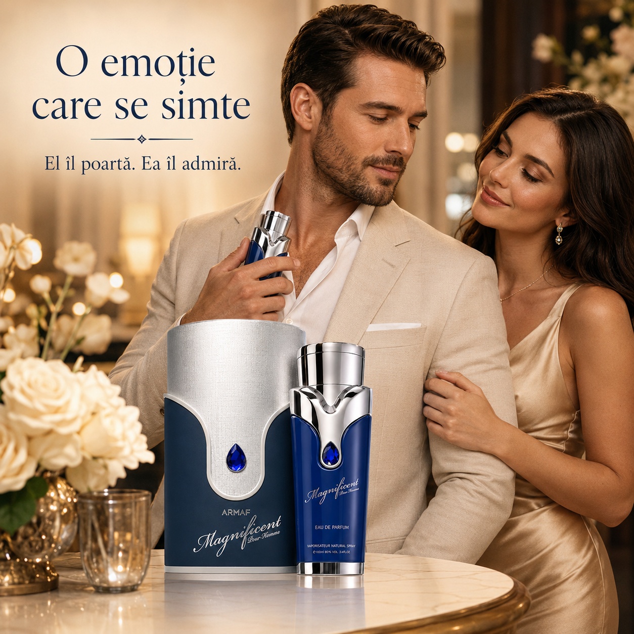 Armaf Magnificent Blue o emoție care se simte, parfum bărbătesc elegant și memorabil