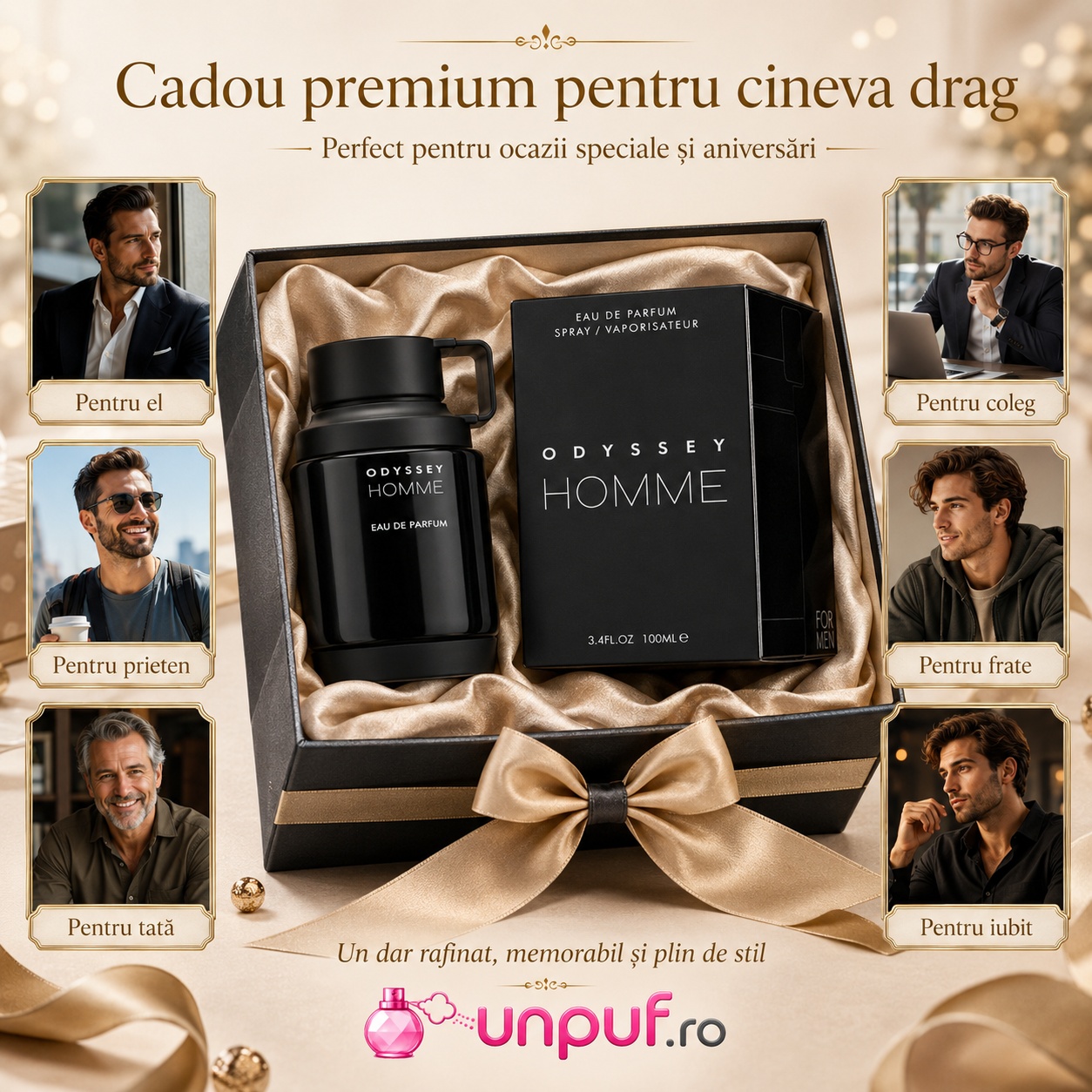 Armaf Odyssey Pour Homme cadou premium pentru el, tată, prieten, frate, coleg sau iubit