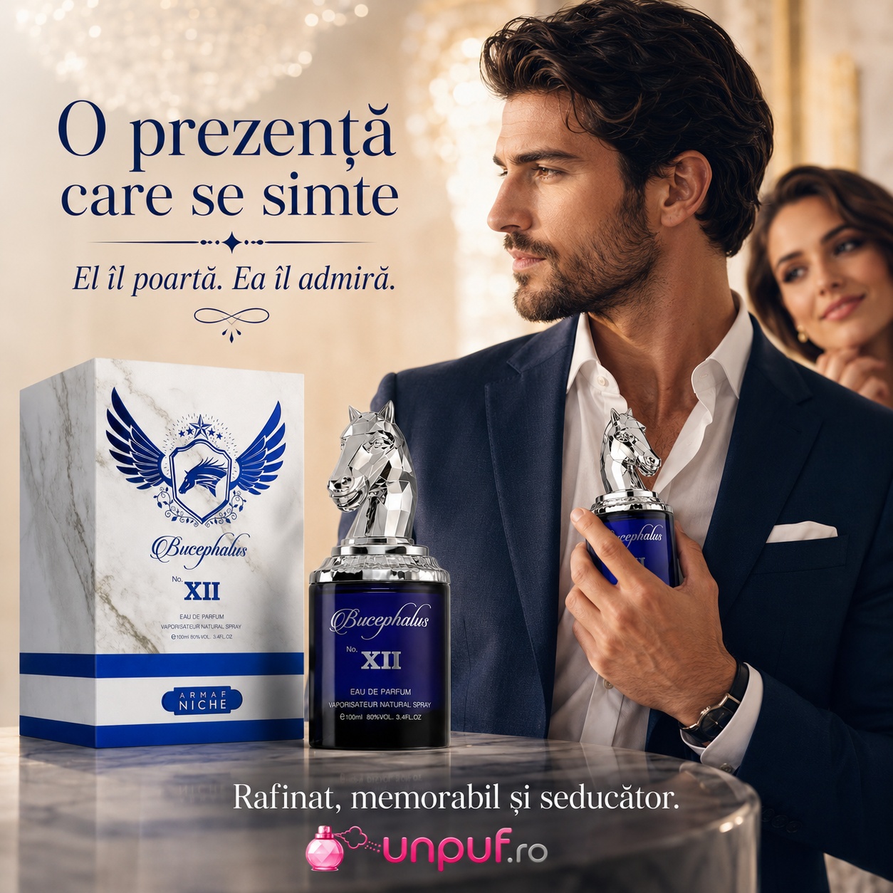 Armaf Bucephalus No. XII o prezență care se simte, parfum bărbătesc rafinat, memorabil și seducător