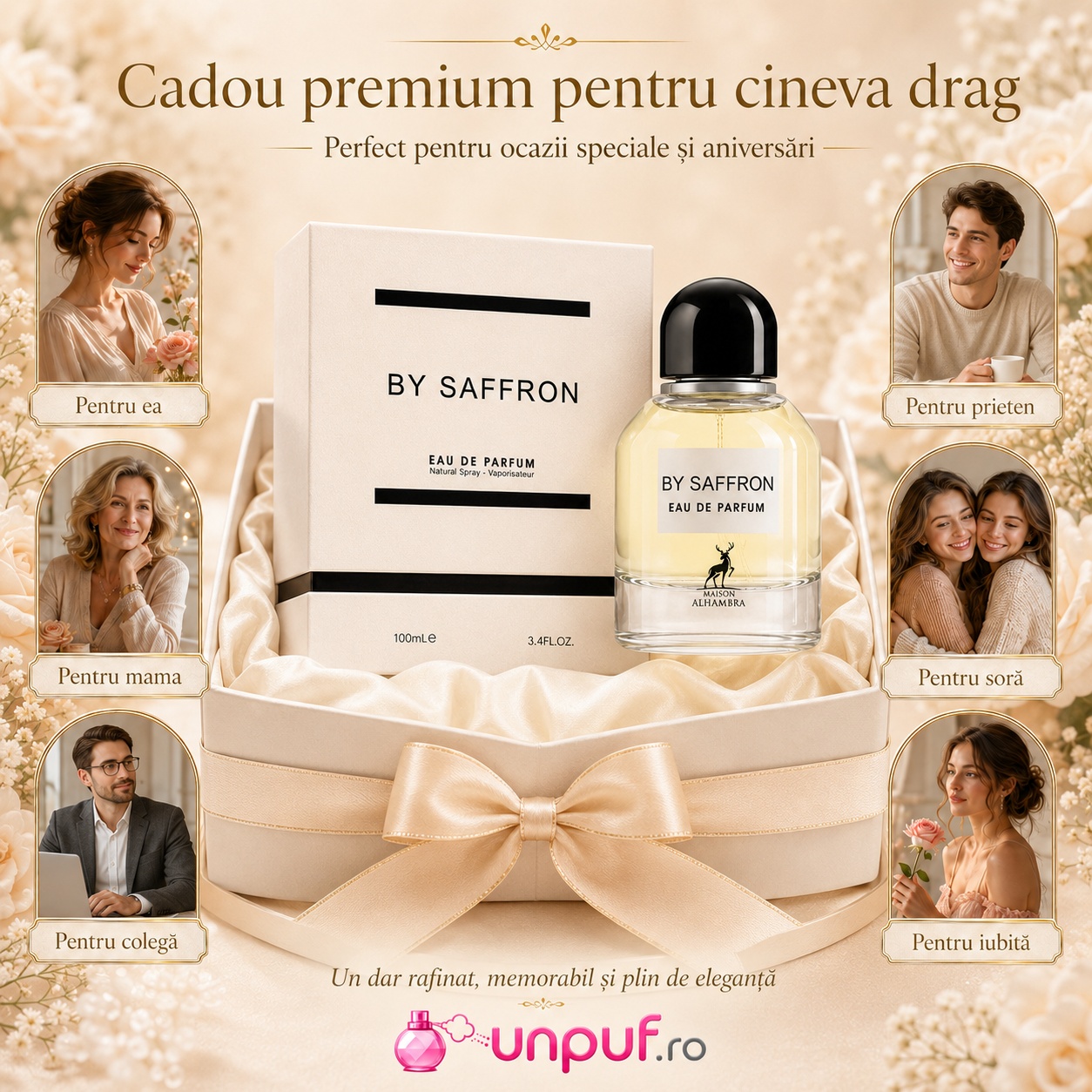 By Saffron Maison Alhambra cadou premium pentru cineva drag, parfum elegant și memorabil