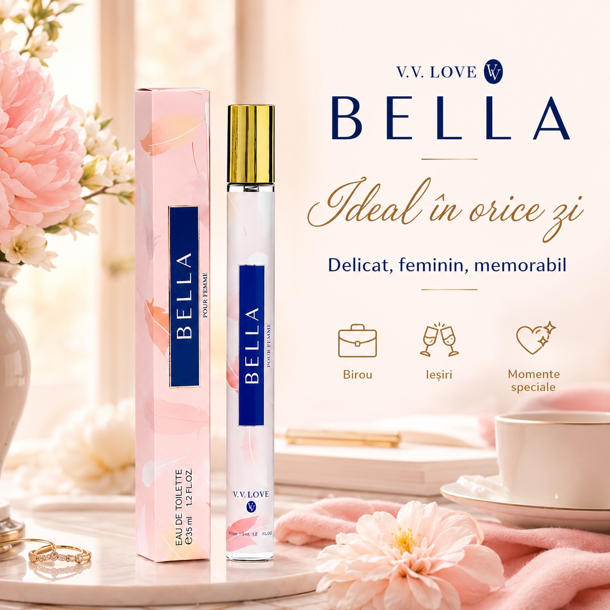 Parfum Bella Pour Femme ideal &icirc;n orice zi pentru birou ieșiri și momente speciale