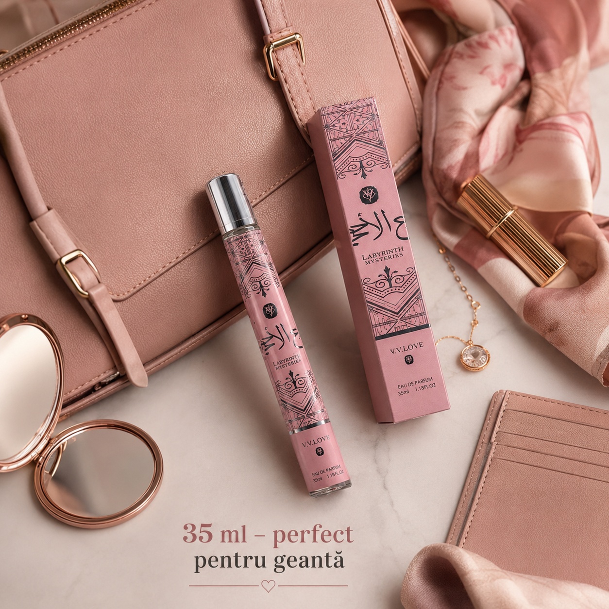 Parfum Labyrinth Mysteries 35 ml perfect pentru geantă și călătorii