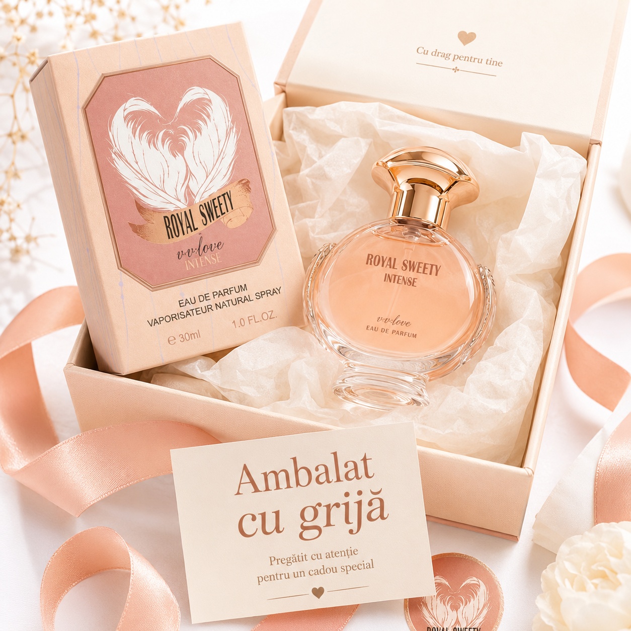 V.V. Love Royal Sweety Intense ambalat cu grijă pentru cadou