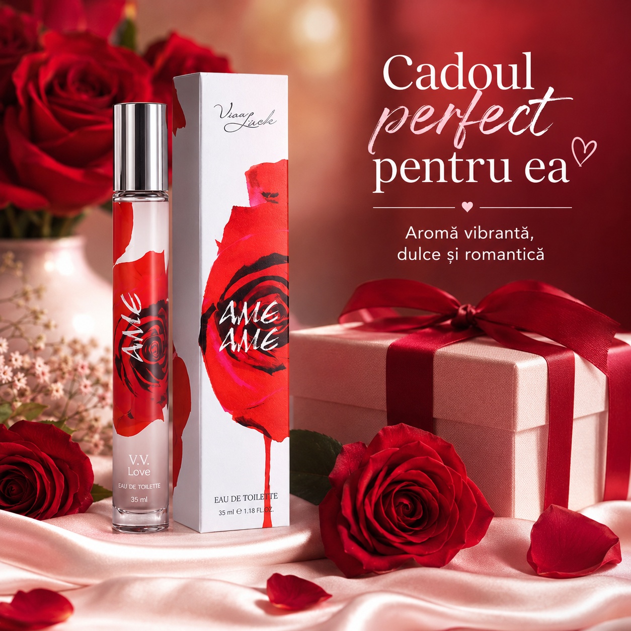 Parfum Ame Ame 35 ml cadou perfect pentru ea aromă vibrantă dulce și romantică
