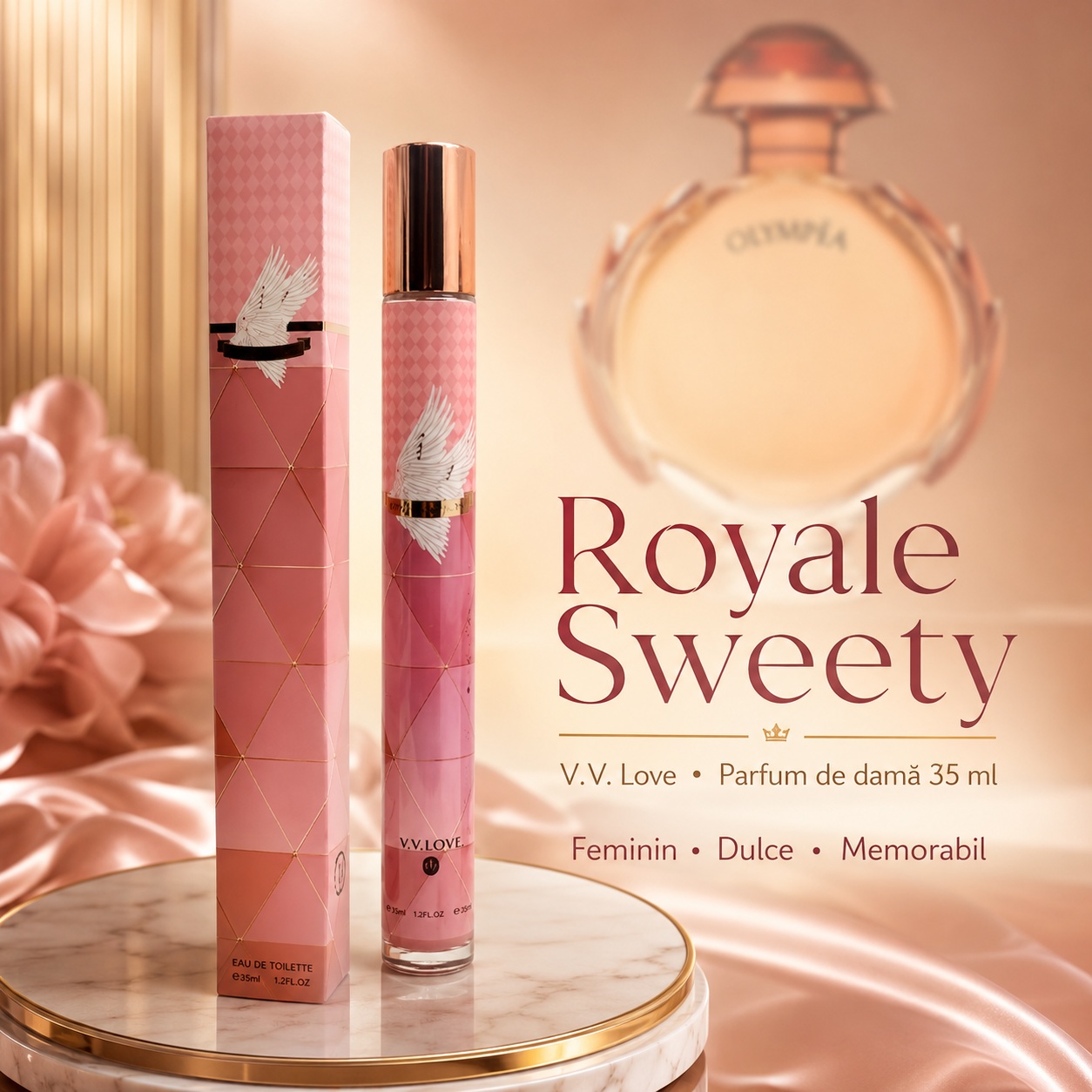 Parfum Damă Royal Sweety 35 ml V.V. Love inspirat de Olymp&eacute;a Intense Rabanne