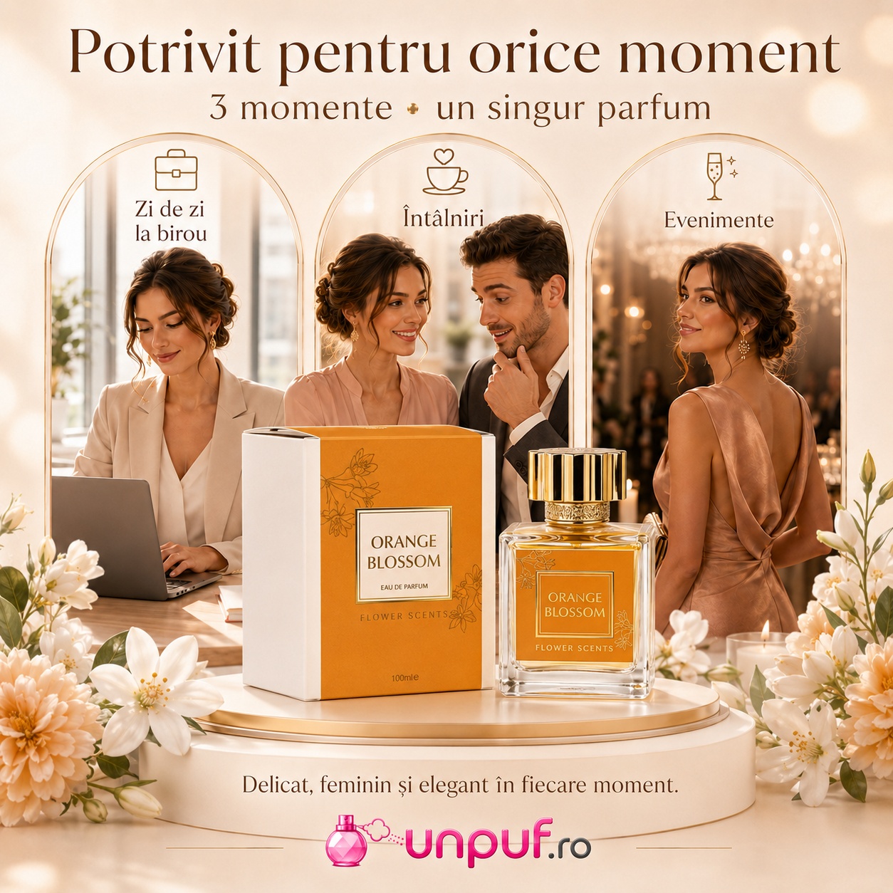 Parfum Flower Scents Orange Blossom potrivit pentru zi de zi, birou, întâlniri și evenimente