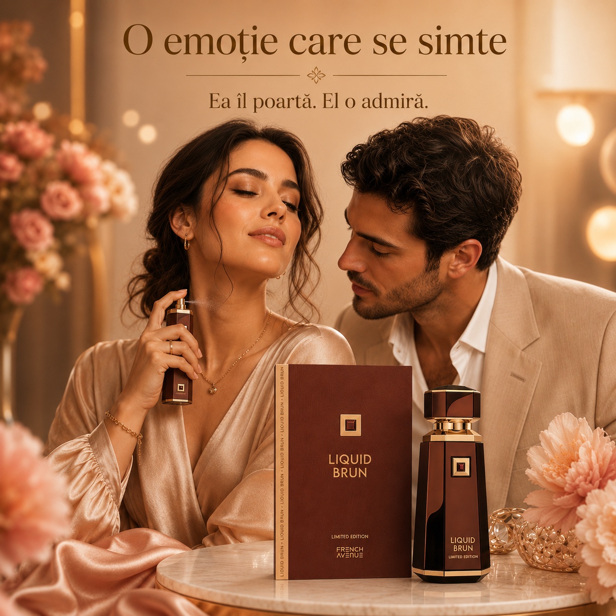 Liquid Brun French Avenue parfum Arăbesc unisex, aromă elegantă, caldă și seducătoare pentru femei și bărbați