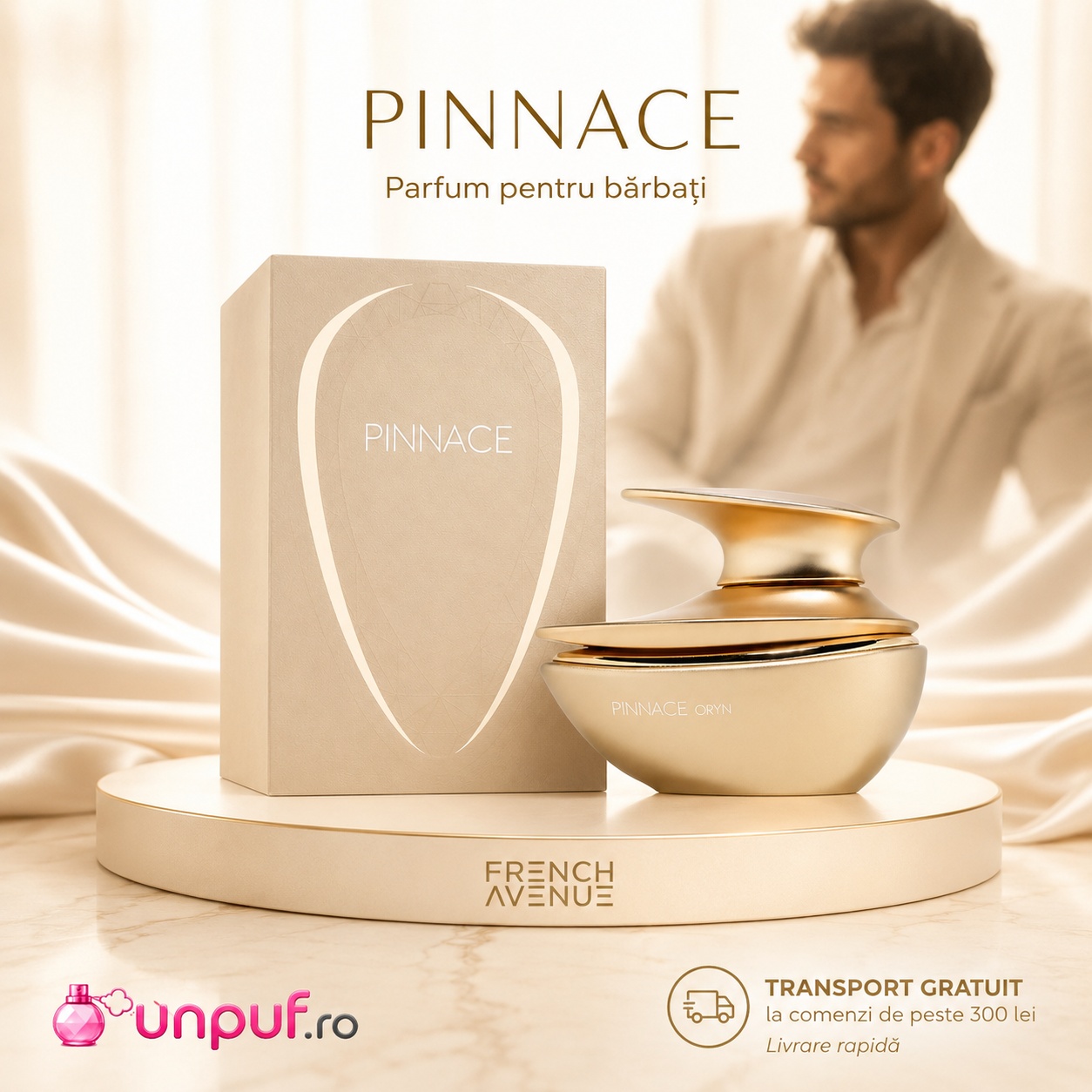 French Avenue Pinnace Oryn 100 ml parfum unisex fresh citric aromatic oriental cu transport gratuit unpuf.ro