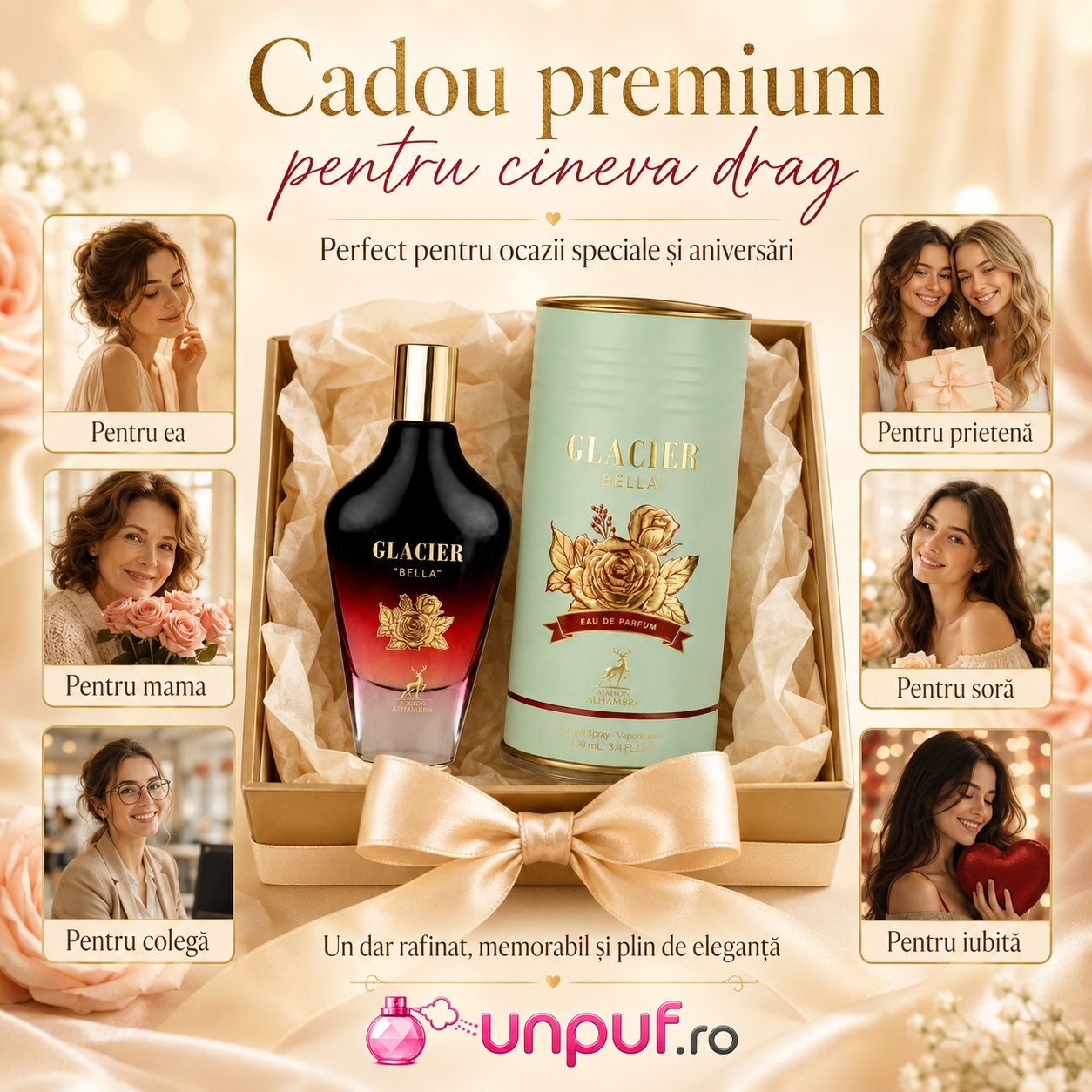 Glacier Bella Maison Alhambra cadou premium pentru ea parfum arăbesc de damă 100 ml