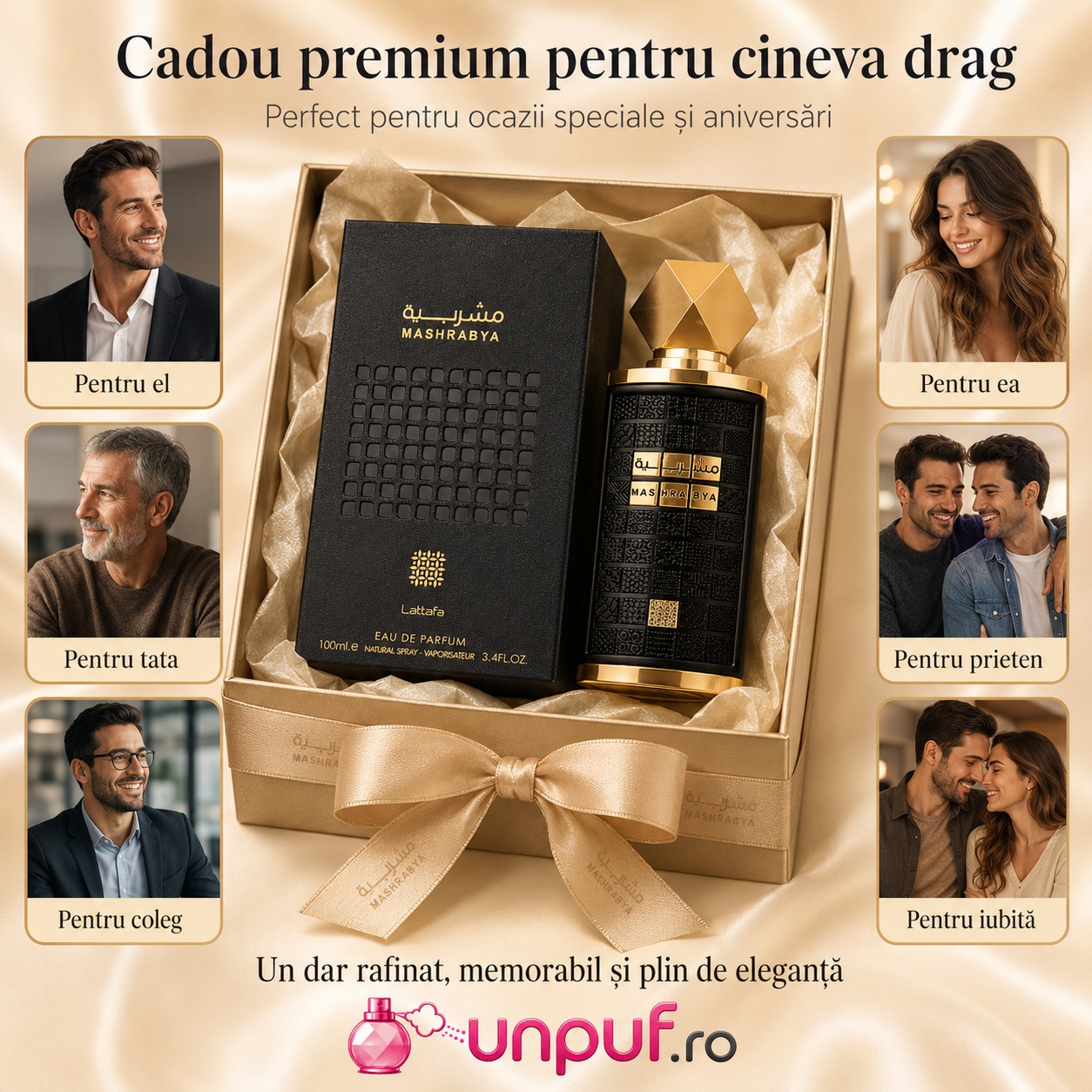 Lattafa Mashrabya cadou premium pentru el pentru ea pentru tata pentru coleg pentru prieten sau iubită