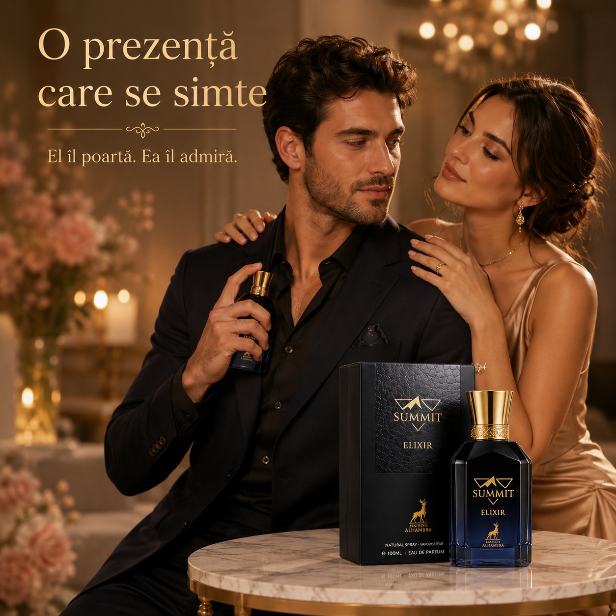 Maison Alhambra Summit Elixir o prezență care se simte, parfum elegant pentru întâlniri și seară
