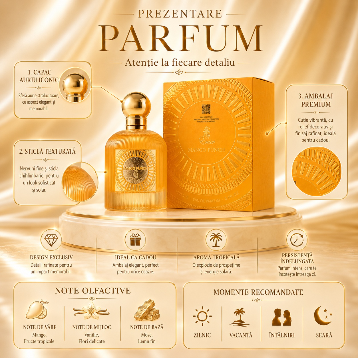 Mango Punch Emir prezentare parfum design premium note olfactive și momente recomandate