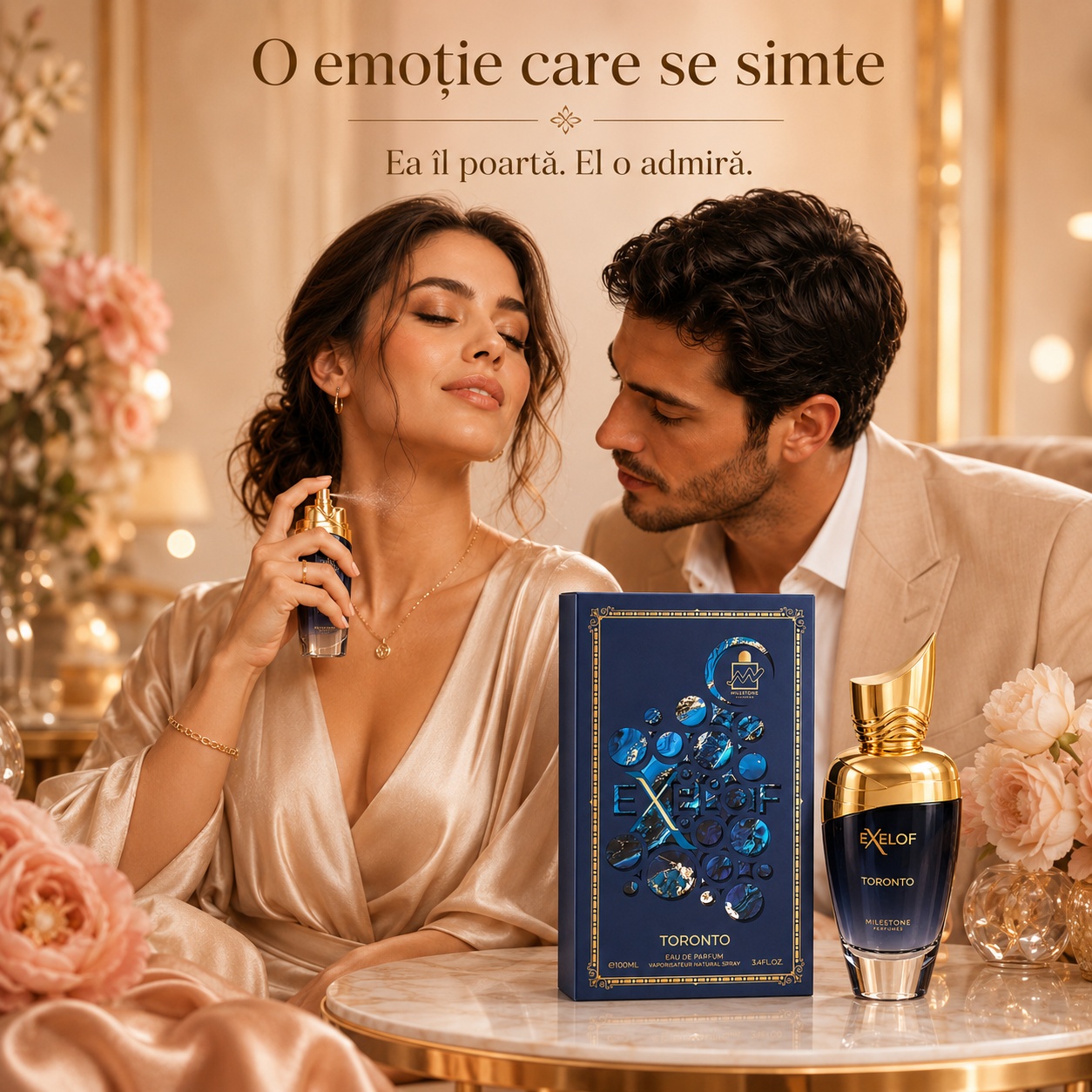 Milestone Exelof Toronto parfum unisex proaspăt elegant și memorabil pentru &icirc;nt&acirc;lniri și momente speciale