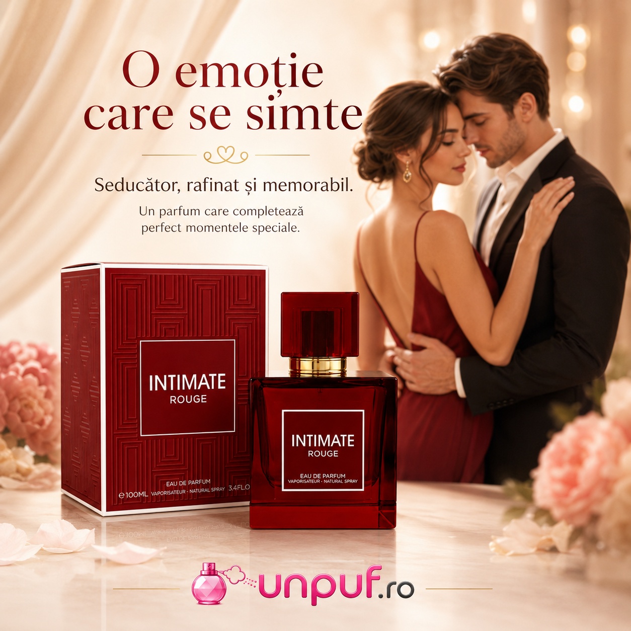 Milestone Intimate Rouge parfum seducător rafinat și memorabil pentru &icirc;nt&acirc;lniri și momente speciale