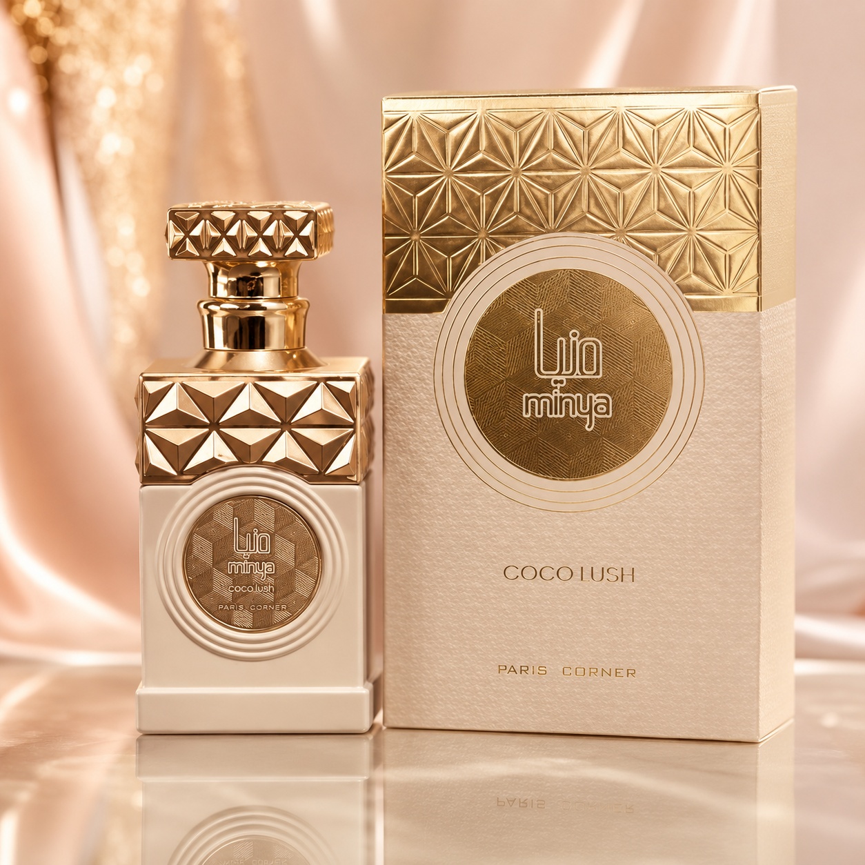 Parfum Arăbesc Paris Corner Minya Coco Lush 100 ml Apă de Parfum Unisex cu sticlă și cutie premium