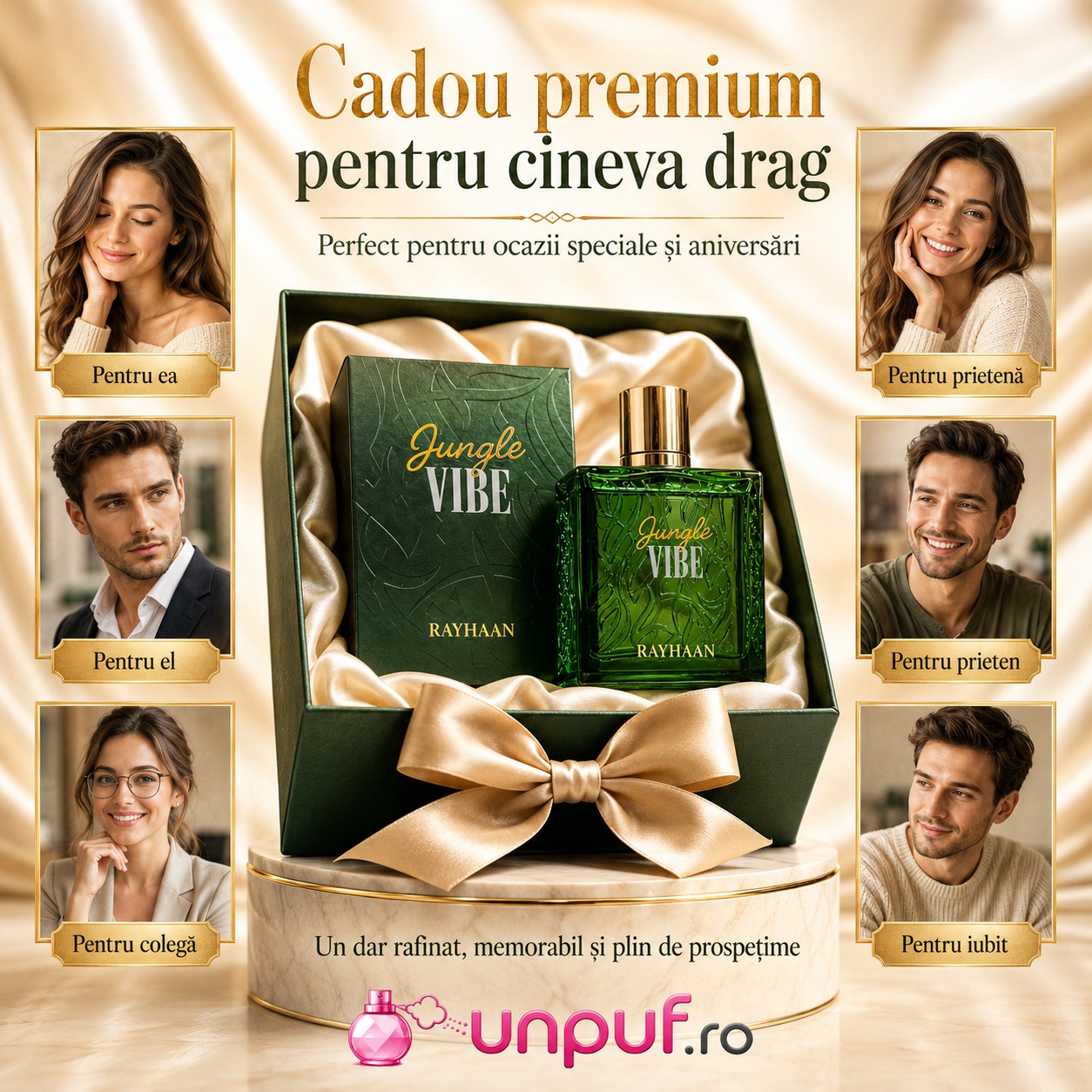 Rayhaan Jungle Vibe cadou premium pentru el, ea, prietenă, colegă, prieten sau iubit