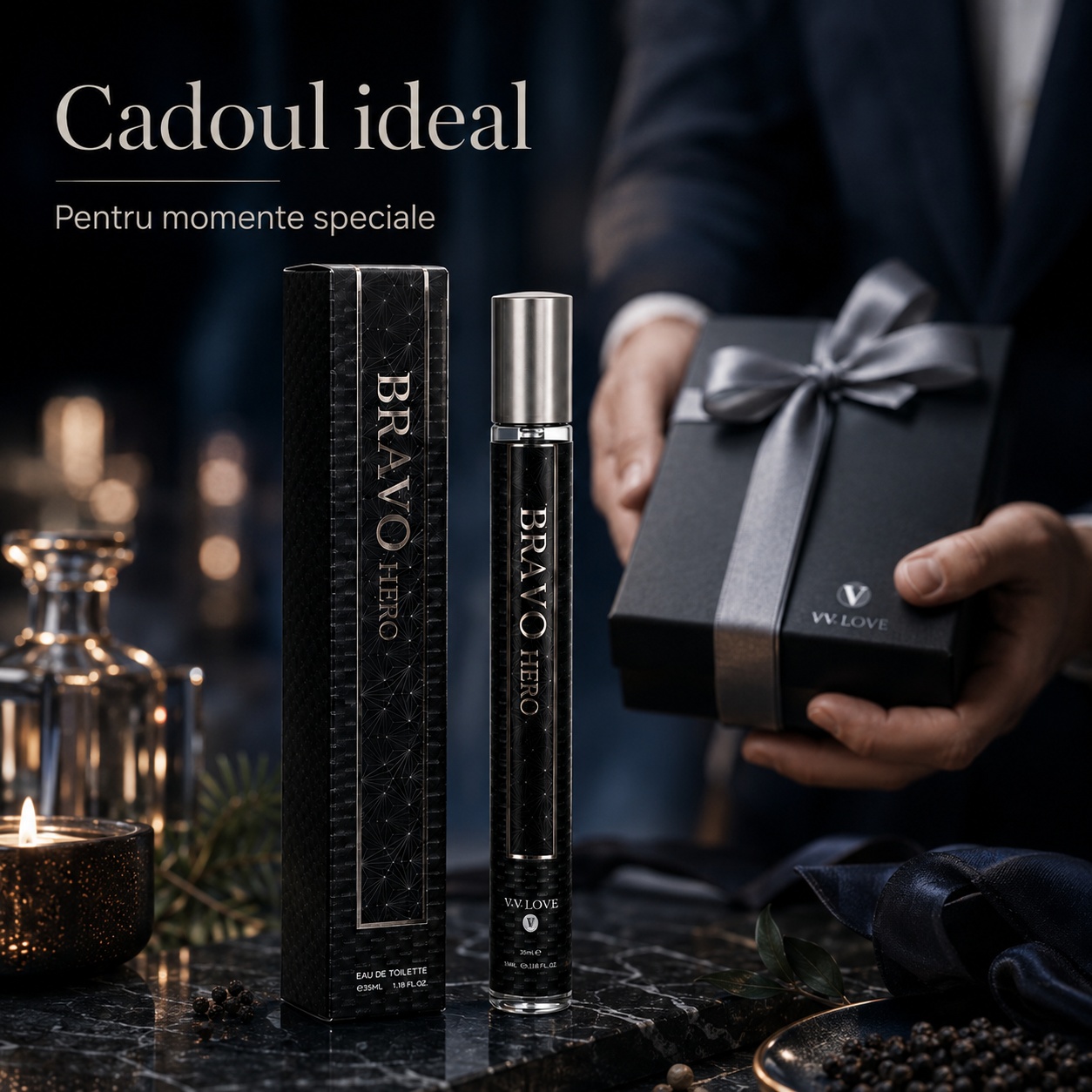 Parfum Bravo Hero 35 ml cadou ideal pentru bărbați