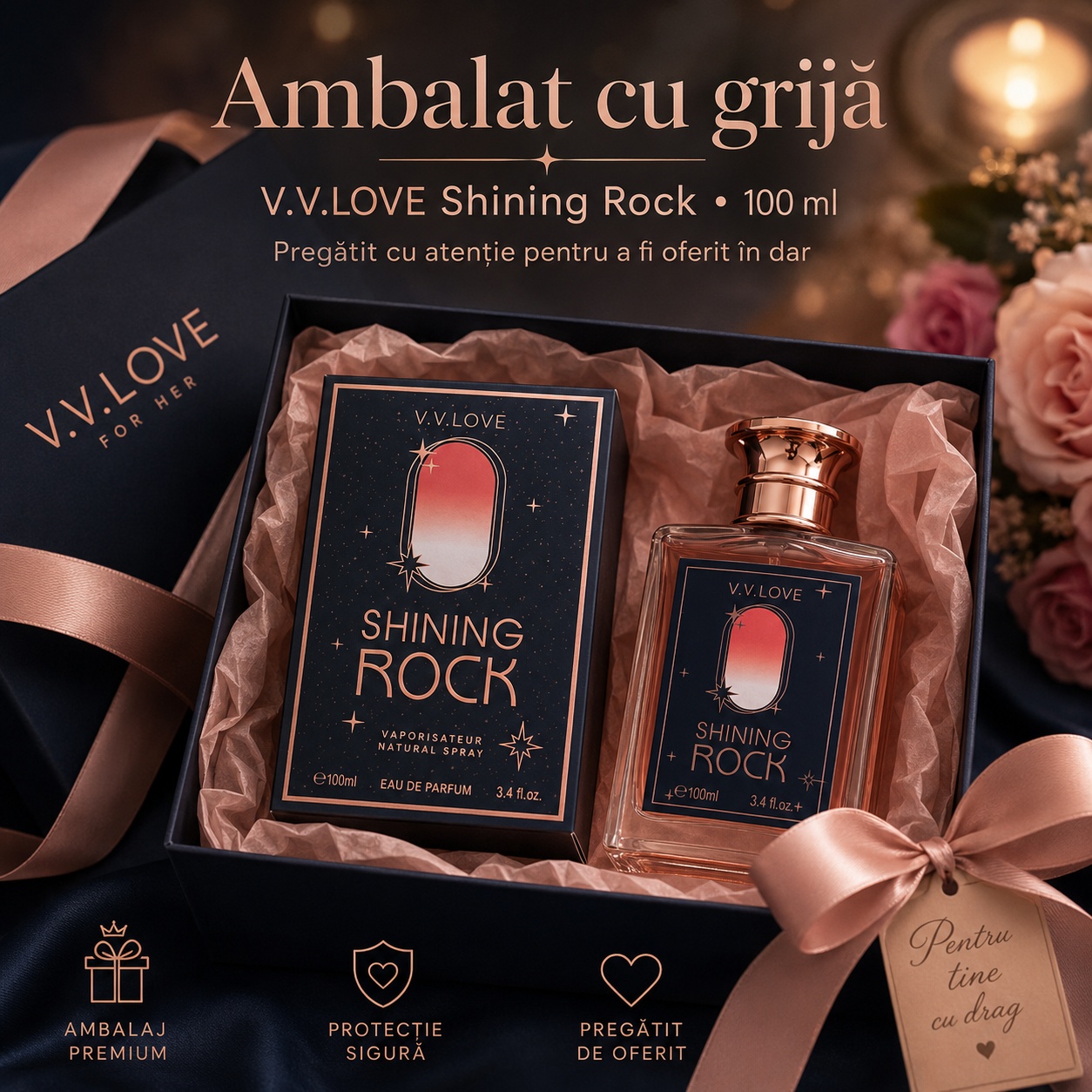 V.V. Love Shining Rock ambalat cu grijă parfum damă 100 ml