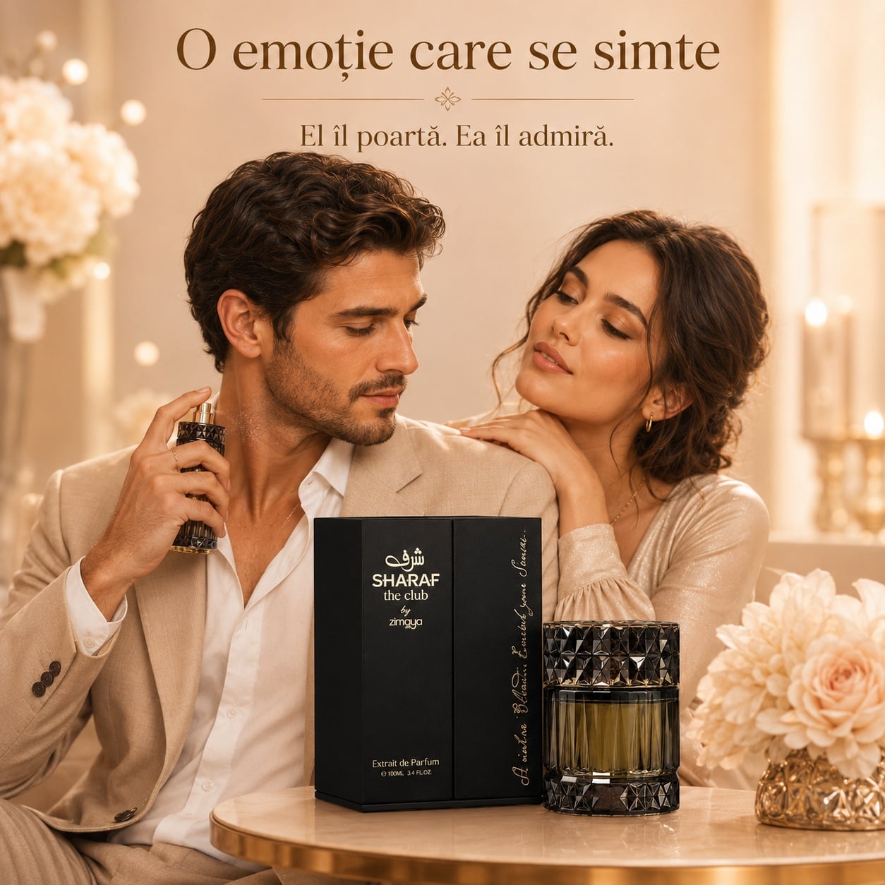 Zimaya Sharaf The Club parfum masculin elegant intens și memorabil pentru bărbați
