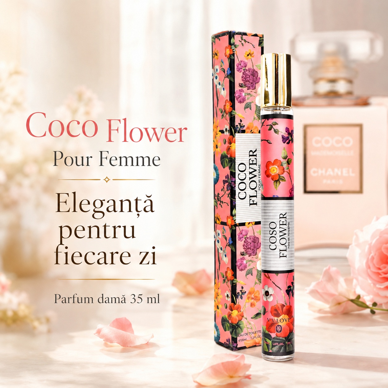 Soso Flower Pour Femme eleganță pentru fiecare zi parfum damă floral citric 35 ml