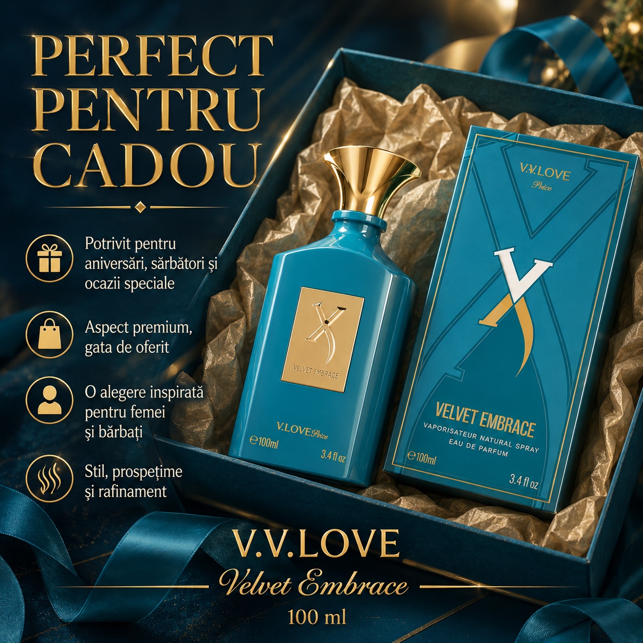 V.V. Love Velvet Embrace parfum cadou elegant unisex