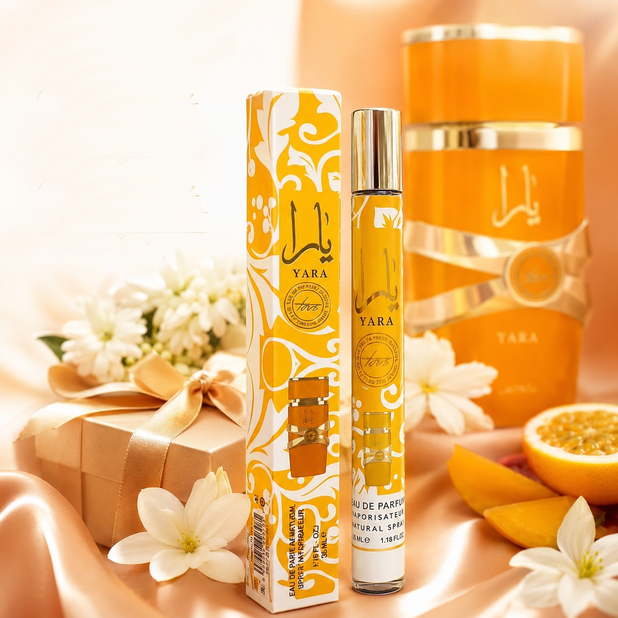 Parfum Yara 35 ml damă, apă de parfum tropicală dulce și vanilată, inspirată din Yara Tous Lattafa Perfumes
