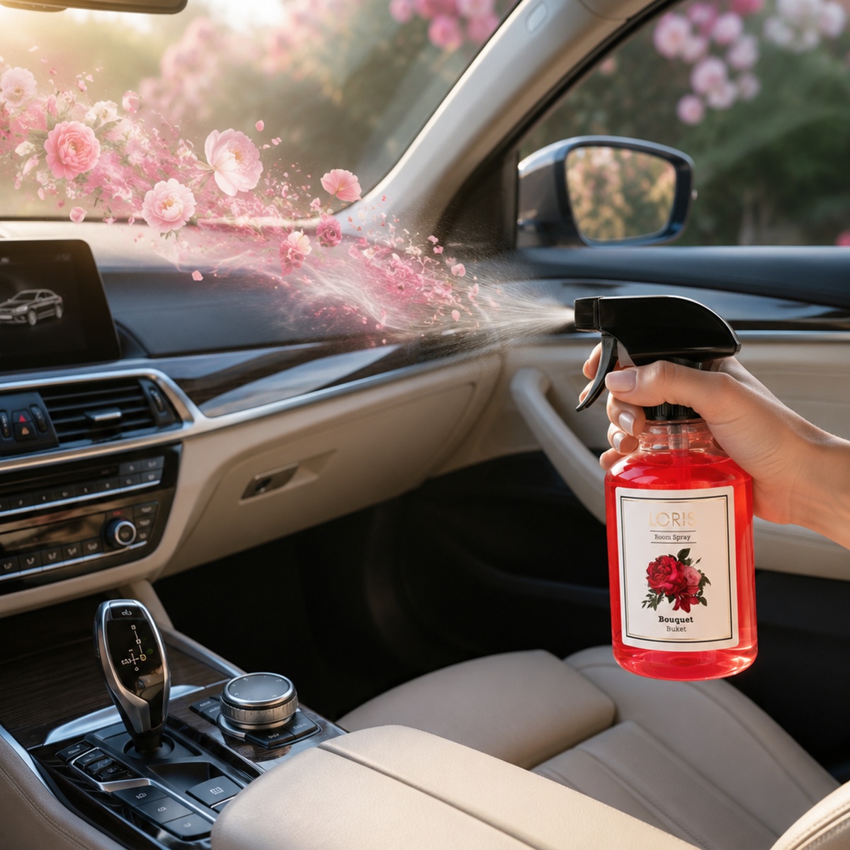 Spray Odorizant Loris Pafum Bouquet pentru auto aromă florală &icirc;n mașină
