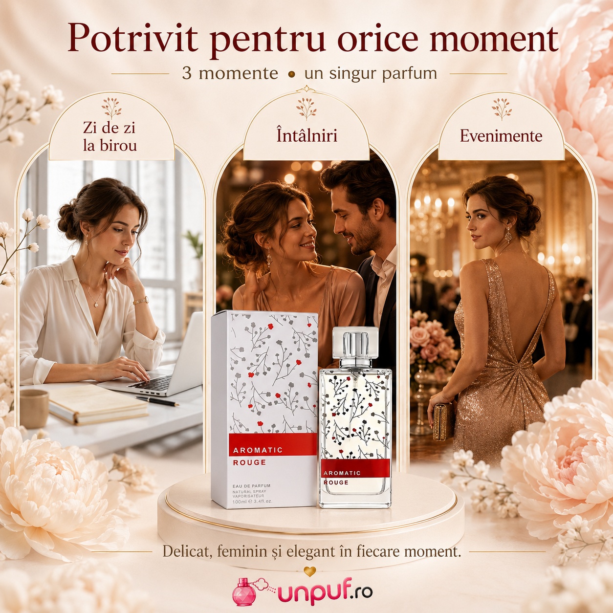 Alhambra Aromatic Rouge parfum potrivit pentru zi de zi birou întâlniri și evenimente